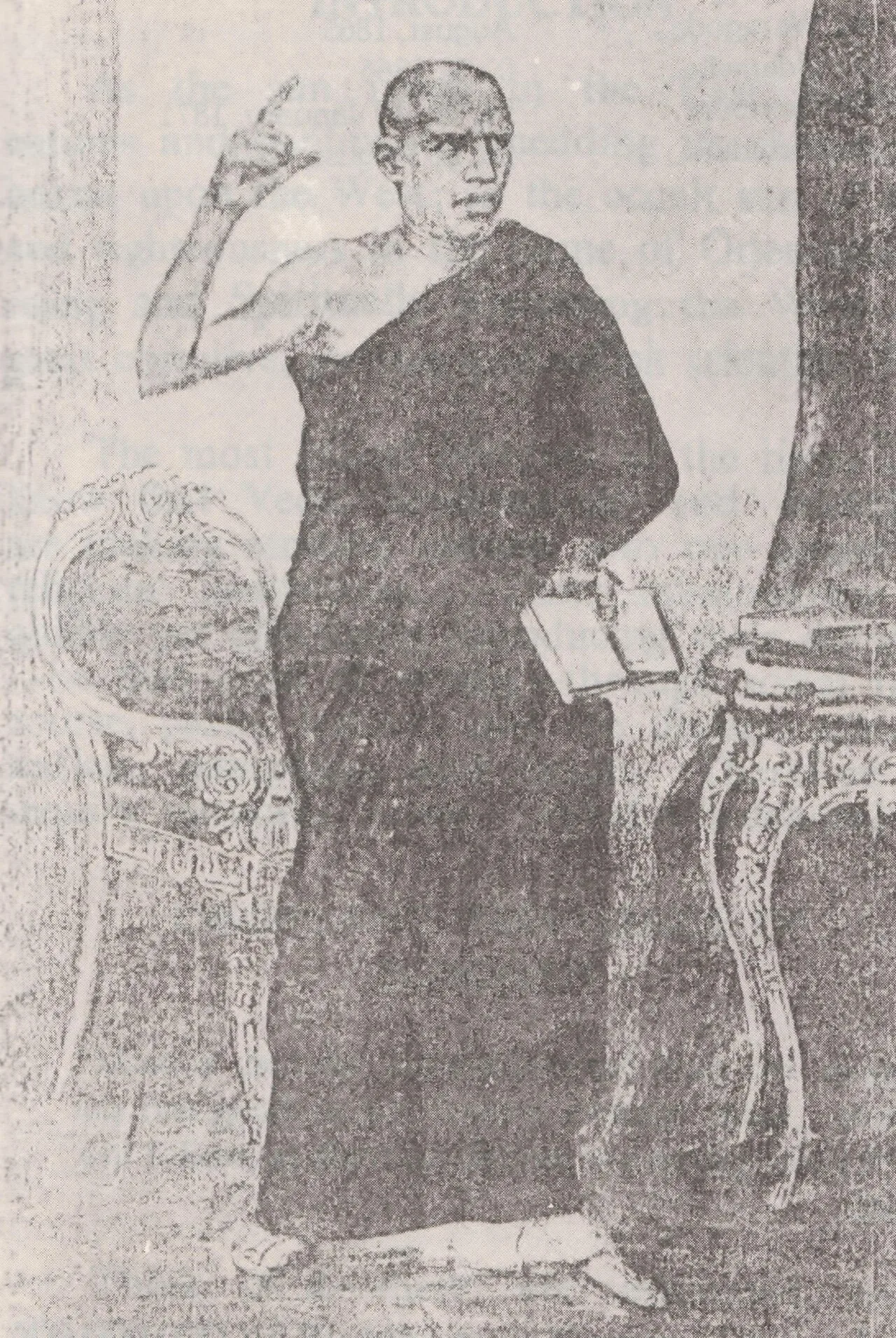 Portrait of Migettuwatte Gunananda Thera (1823–1890) – memorial page
