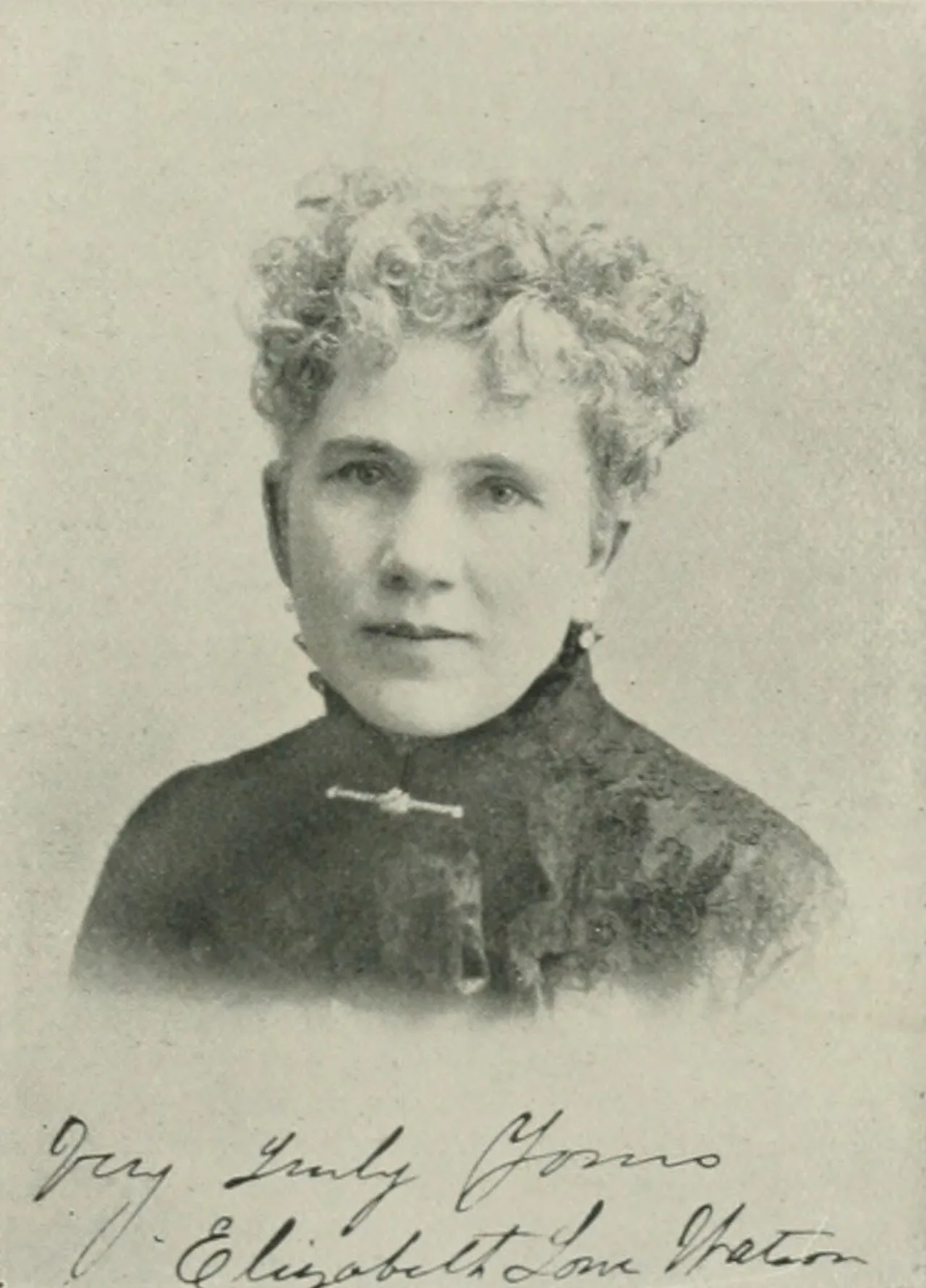 Portrait of Elizabeth Lowe Watson (1842–1927) – memorial page
