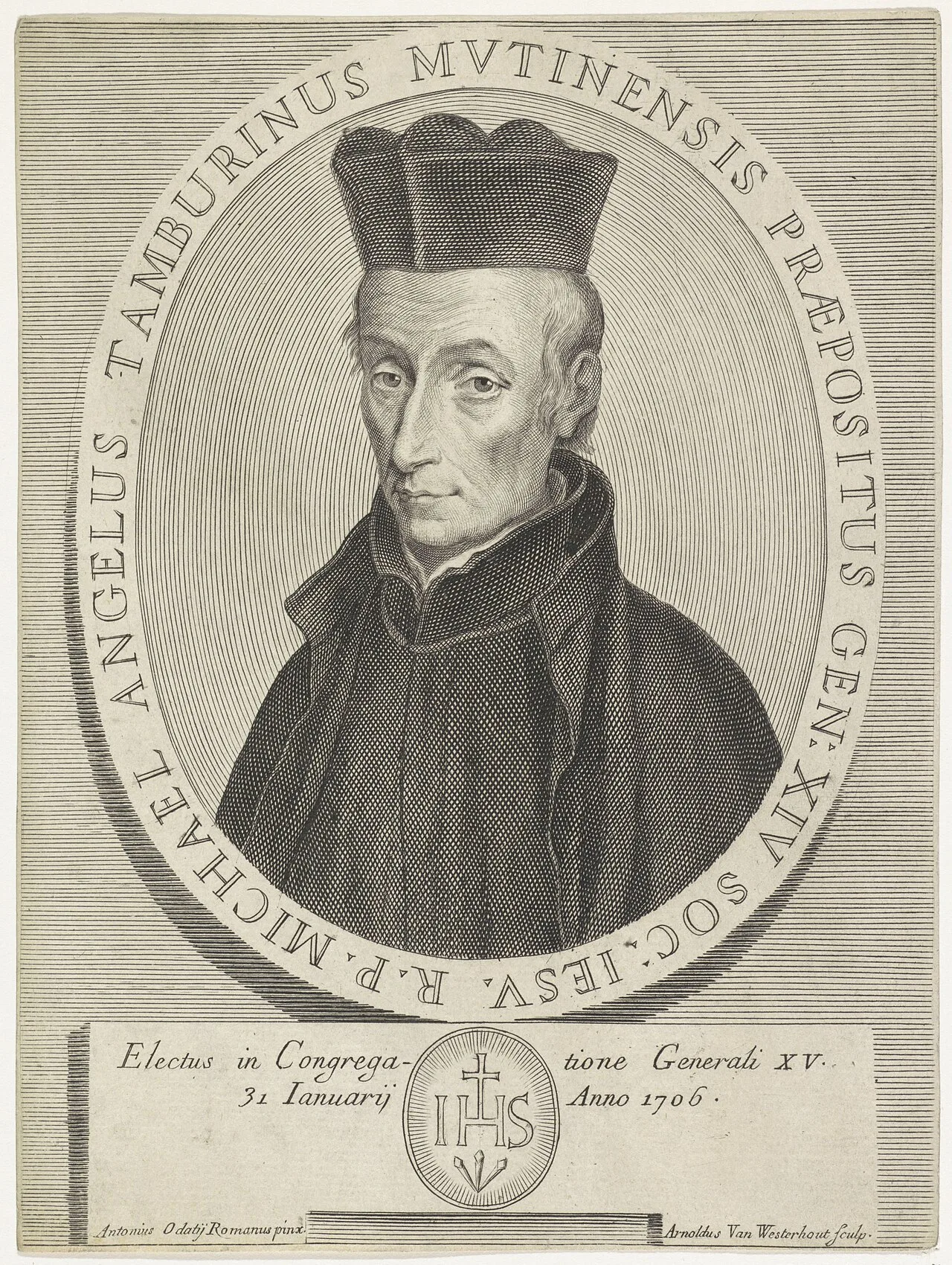 Portrait of Michelangelo Tamburini (1648–1730) – memorial page