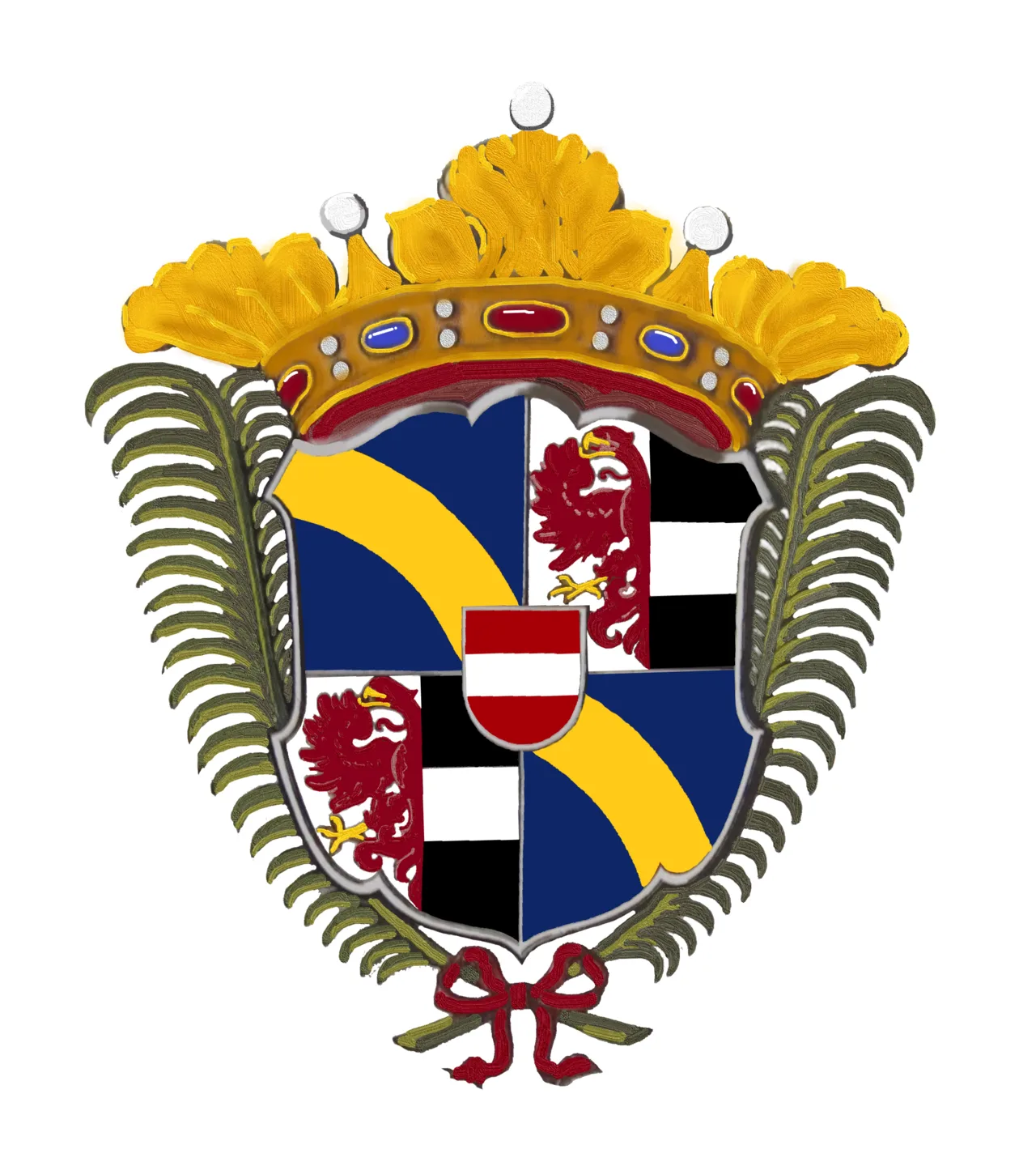 Porträt von Rudolf Joseph von Thun (1652–1702) – Gedenkseite