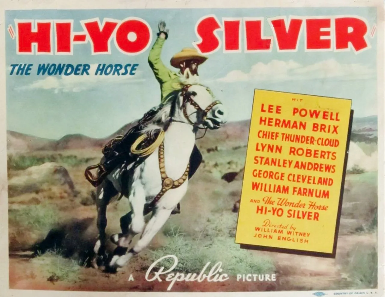 Portrait of Lee Powell (1908–1944) – memorial page