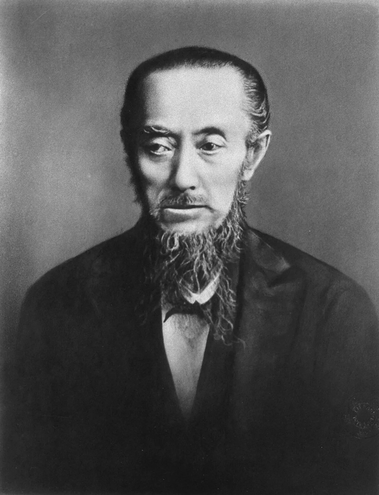 Porträt von Ōkubo Ichiō (1818–1888) – Gedenkseite