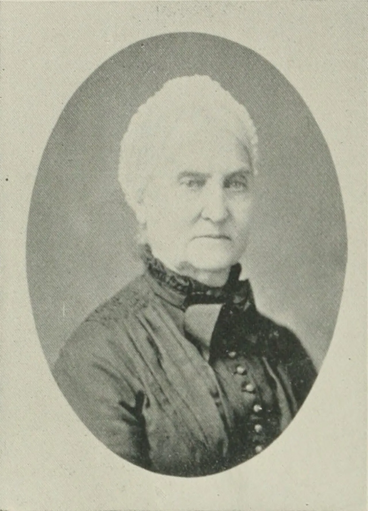 Porträt von Maria Brewster Brooks Stafford (1809–1896) – Gedenkseite