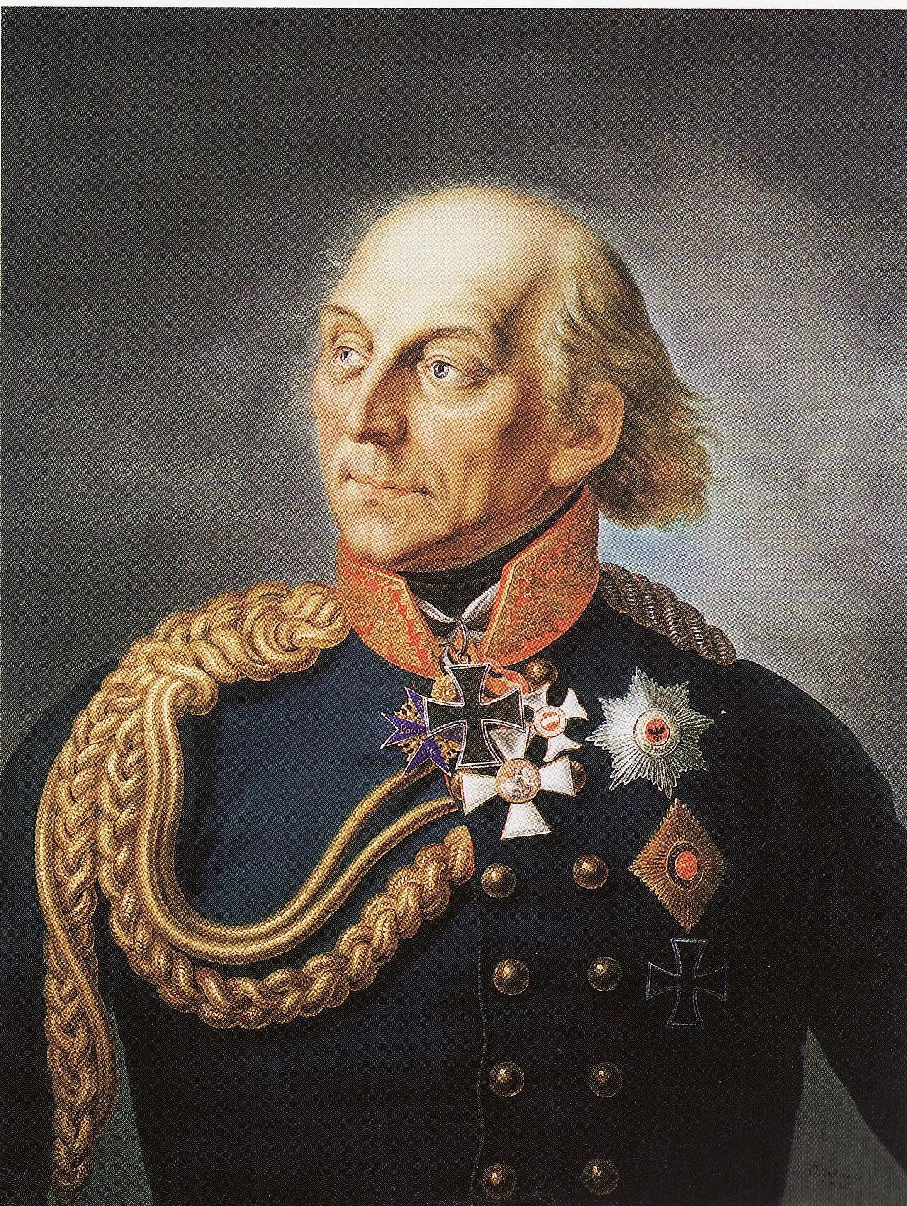 Porträt von Ludwig Yorck von Wartenburg (1759–1830) – Gedenkseite
