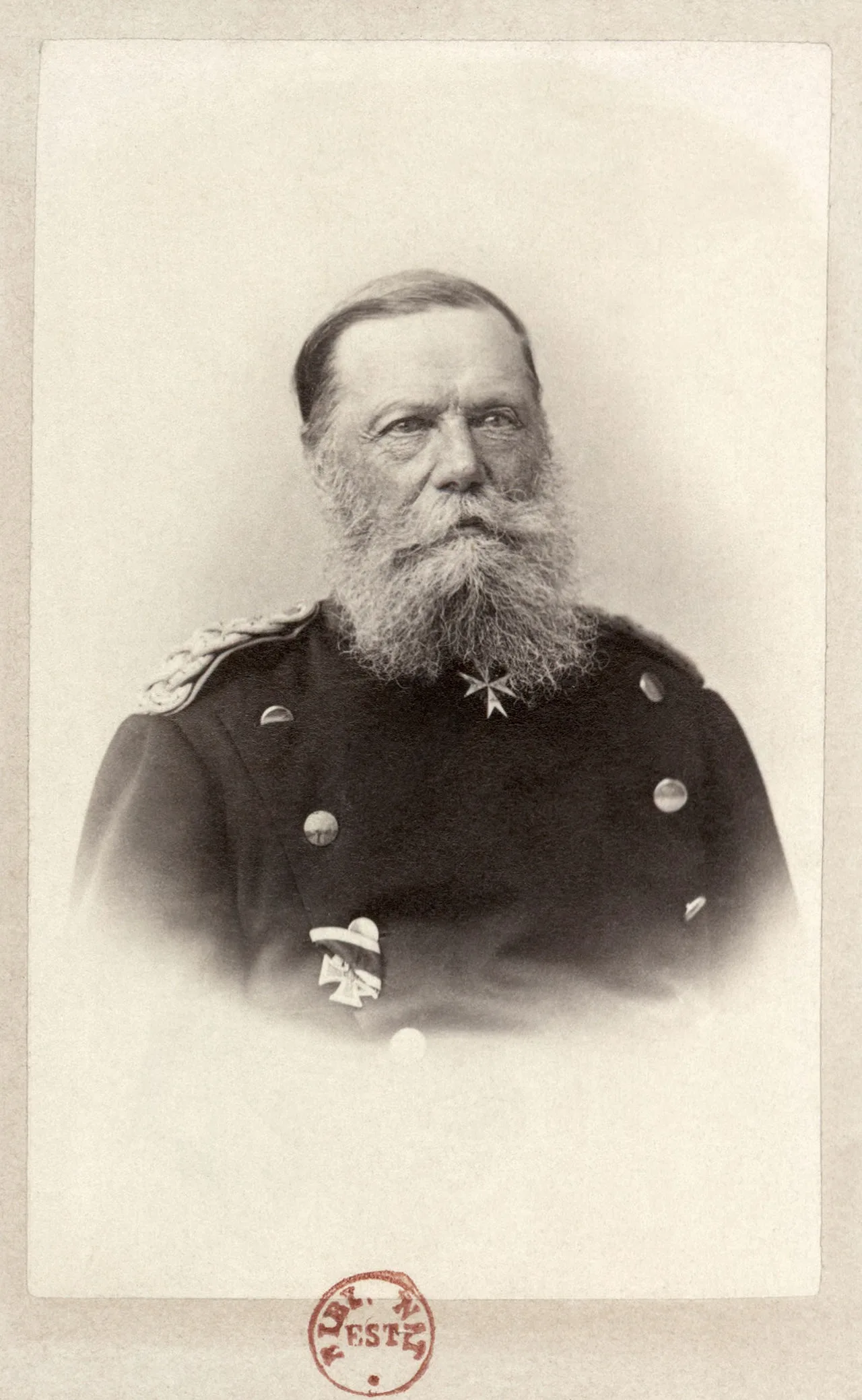 Portrait of Eduard Vogel von Falckenstein (1797–1885) – memorial page