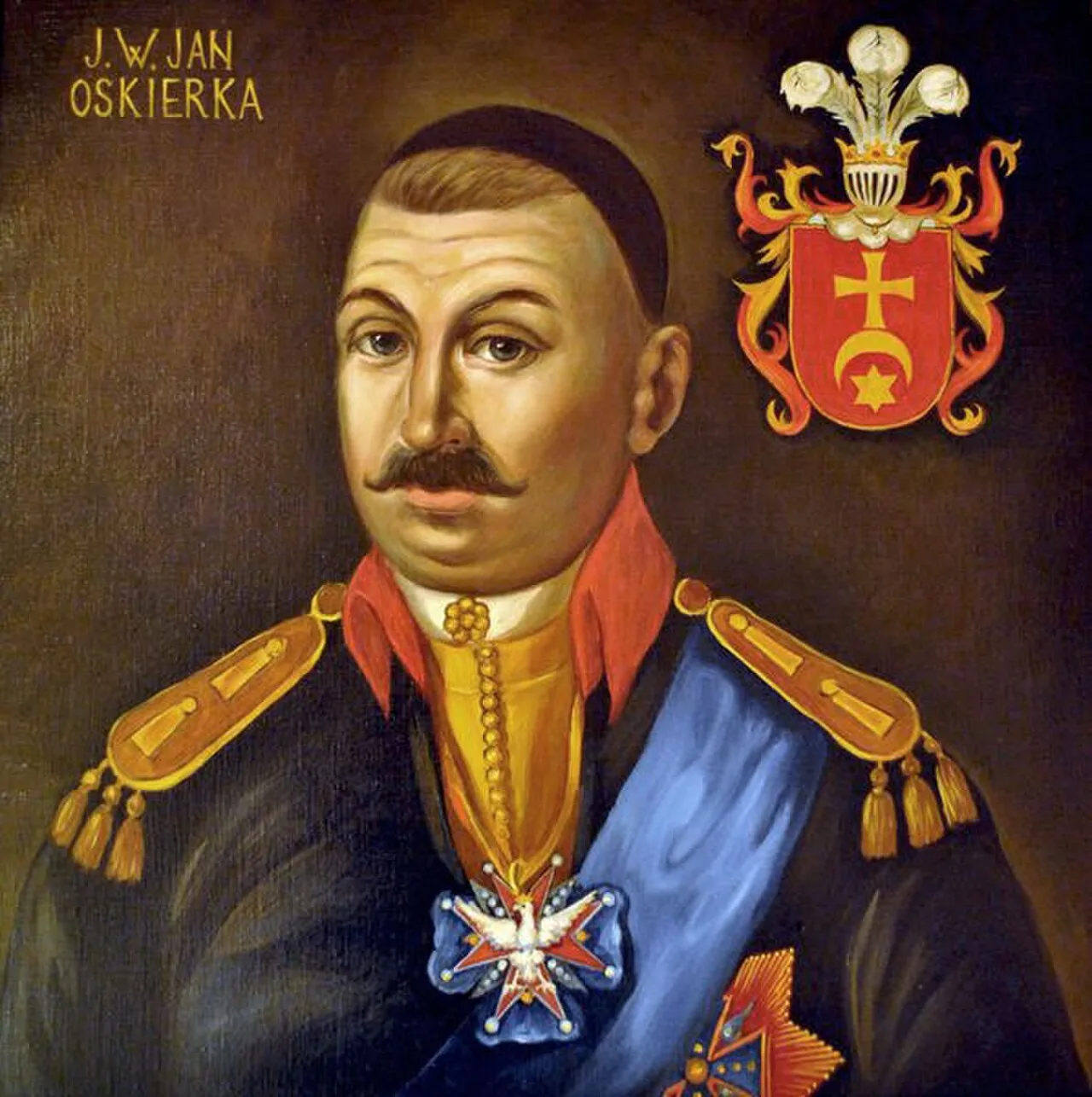 Porträt von Jan Mikołaj Oskierka (1735–1796) – Gedenkseite