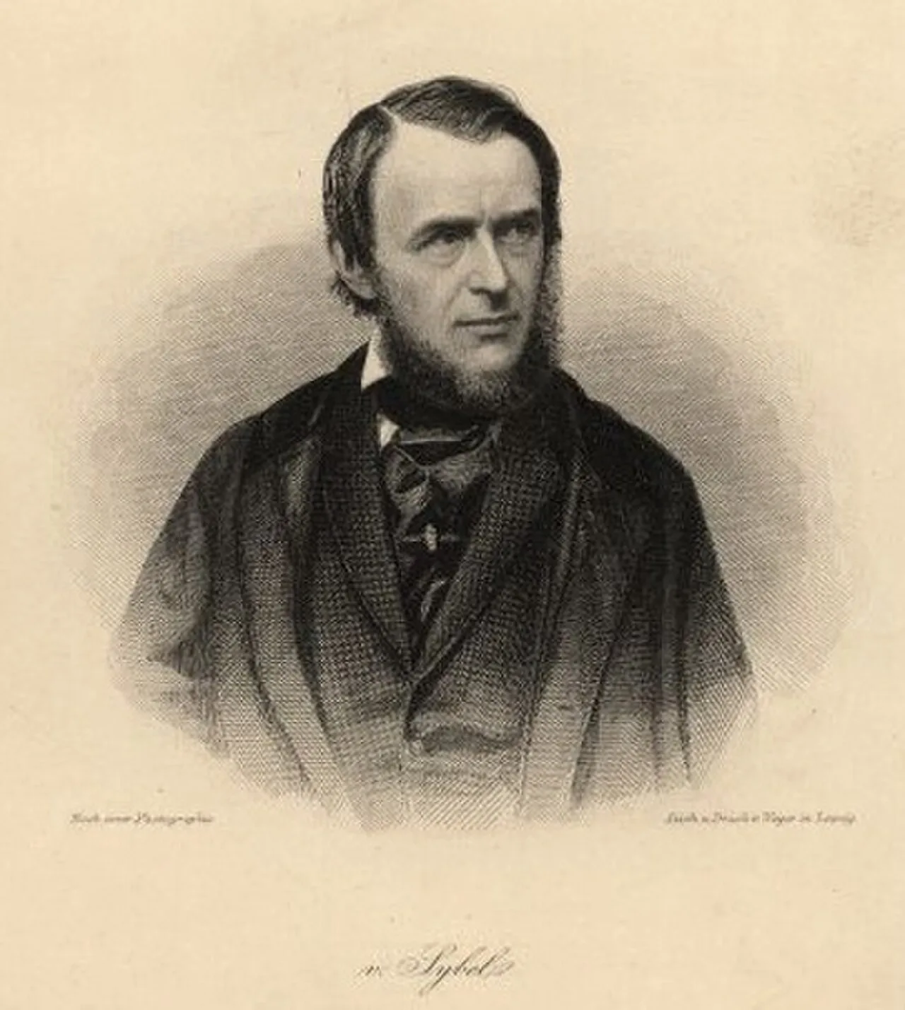 Portrait of Heinrich von Sybel (1817–1895) – memorial page
