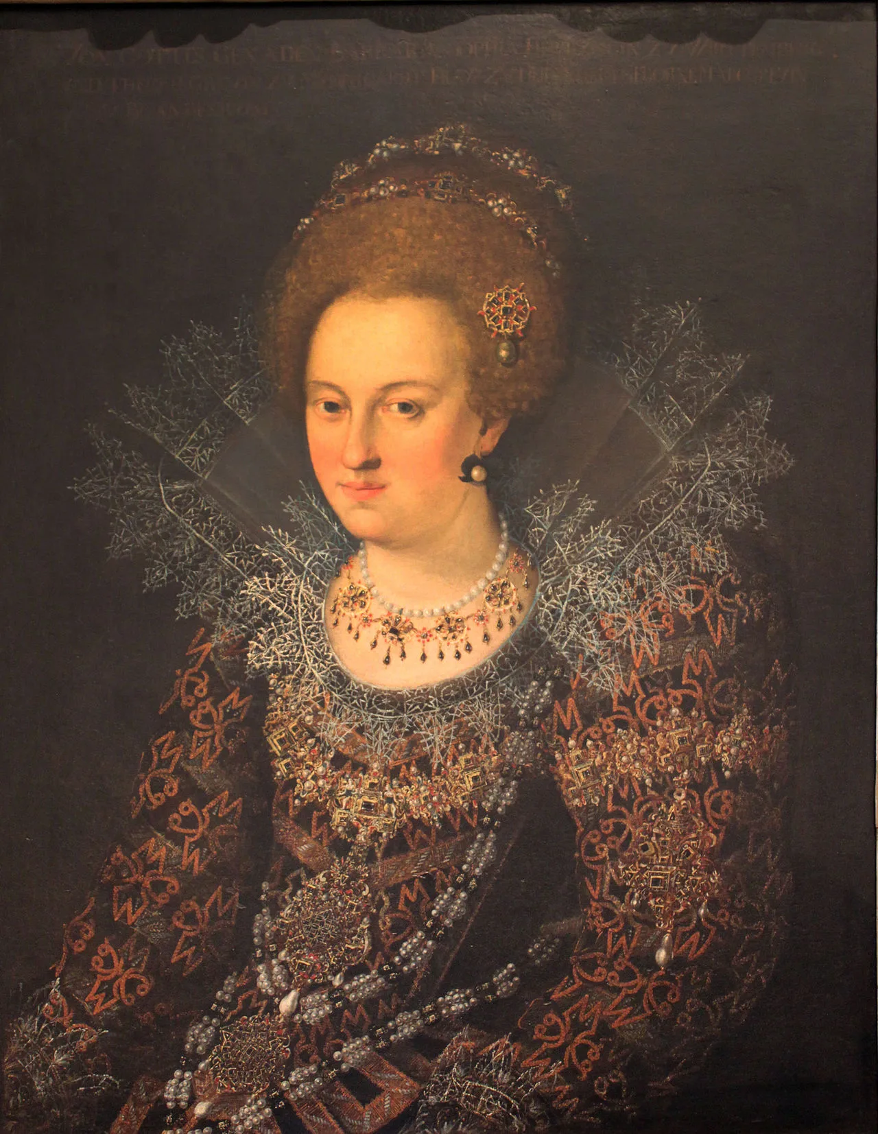 Porträt von Barbara Sophia von Brandenburg (1584–1636) – Gedenkseite