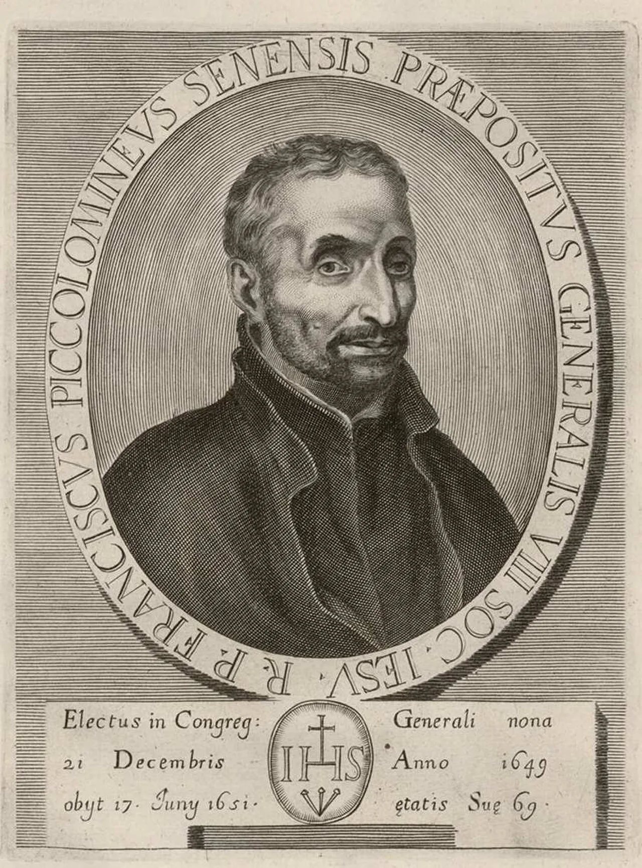 Portrait of Francesco Piccolomini (1582–1651) – memorial page