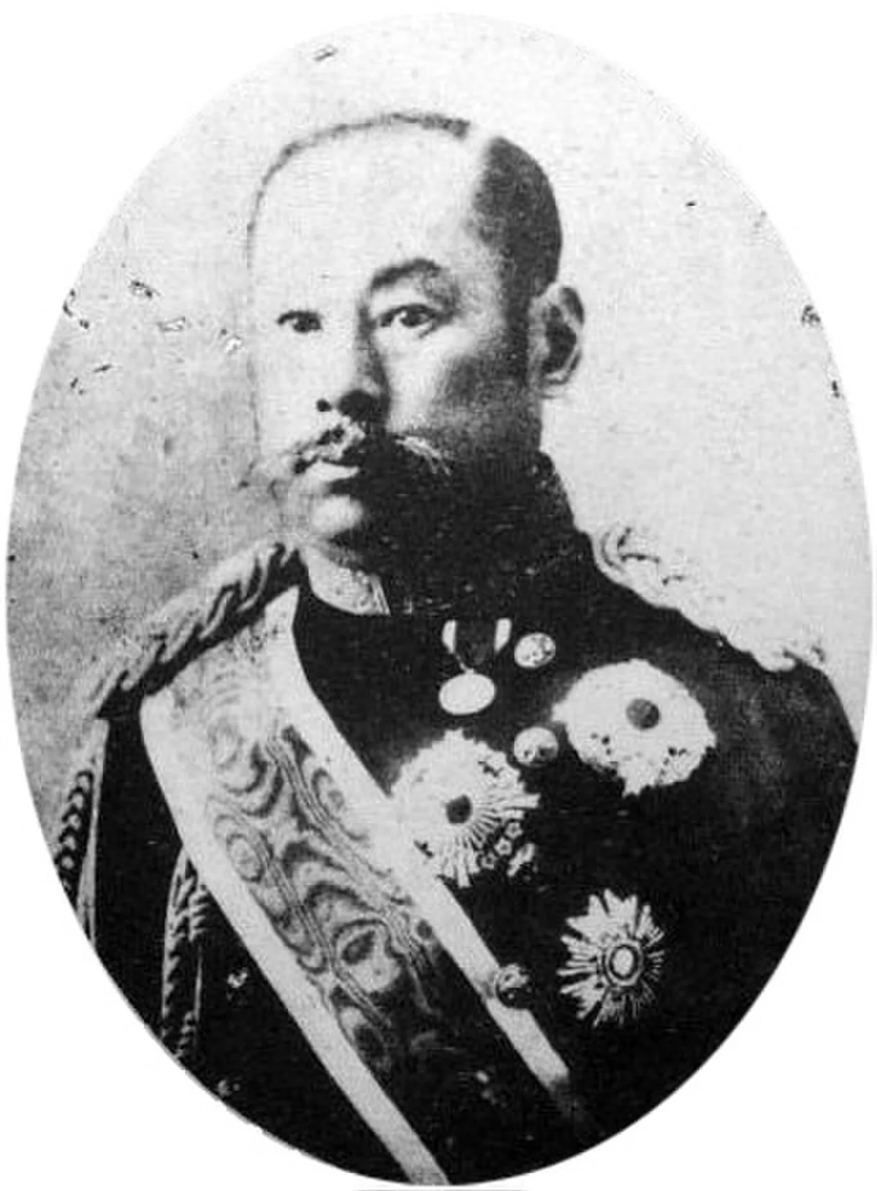 Porträt von Arisugawa Taruhito (1835–1895) – Gedenkseite