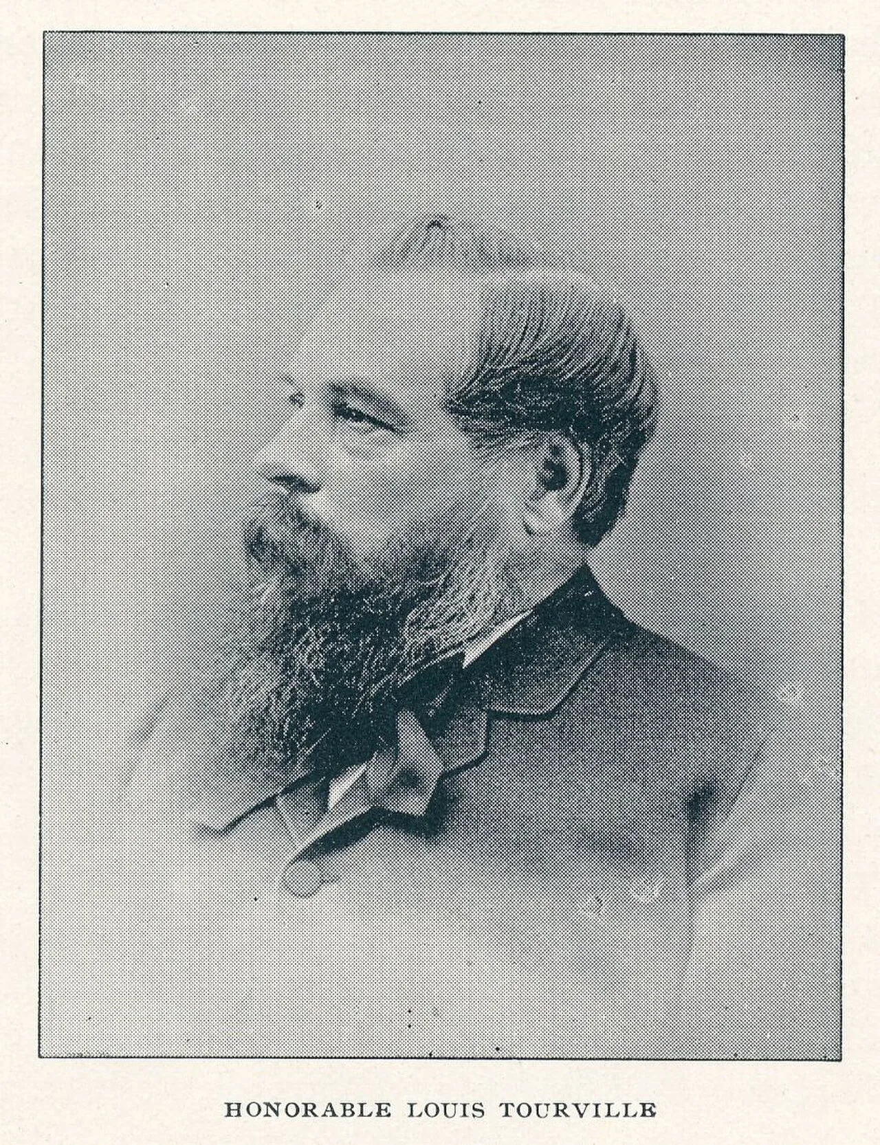 Portrait of Louis Tourville (1831–1896) – memorial page