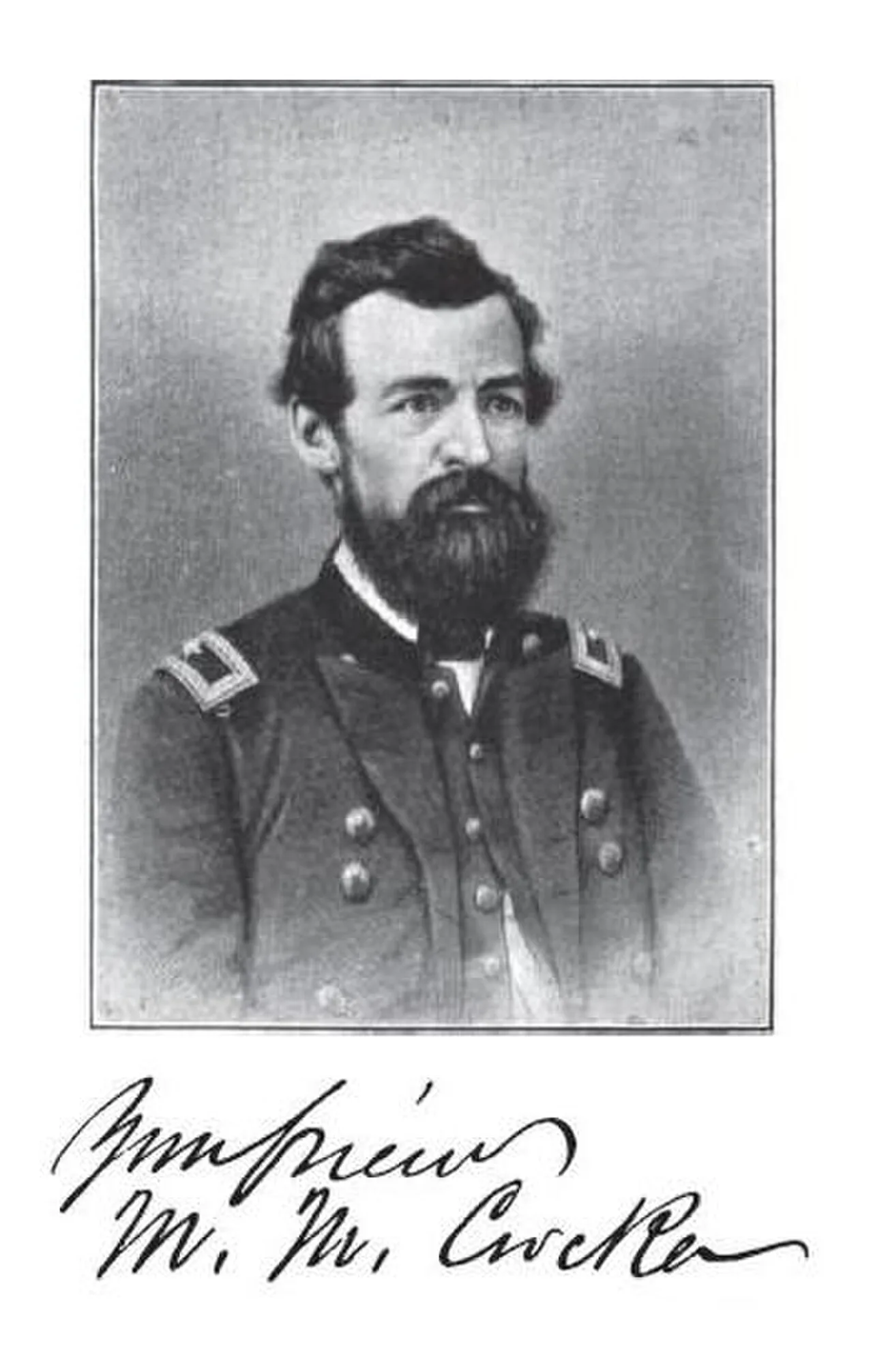Porträt von Marcellus M. Crocker (1830–1865) – Gedenkseite