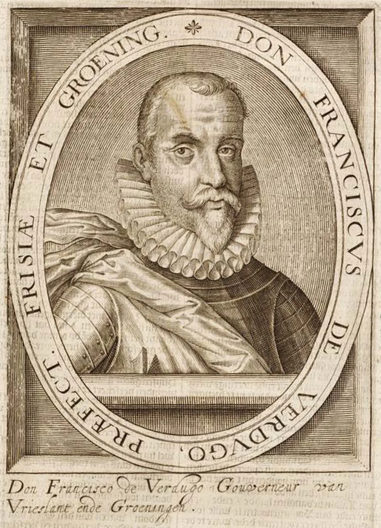 Porträt von Francisco Verdugo (1537–1595) – Gedenkseite
