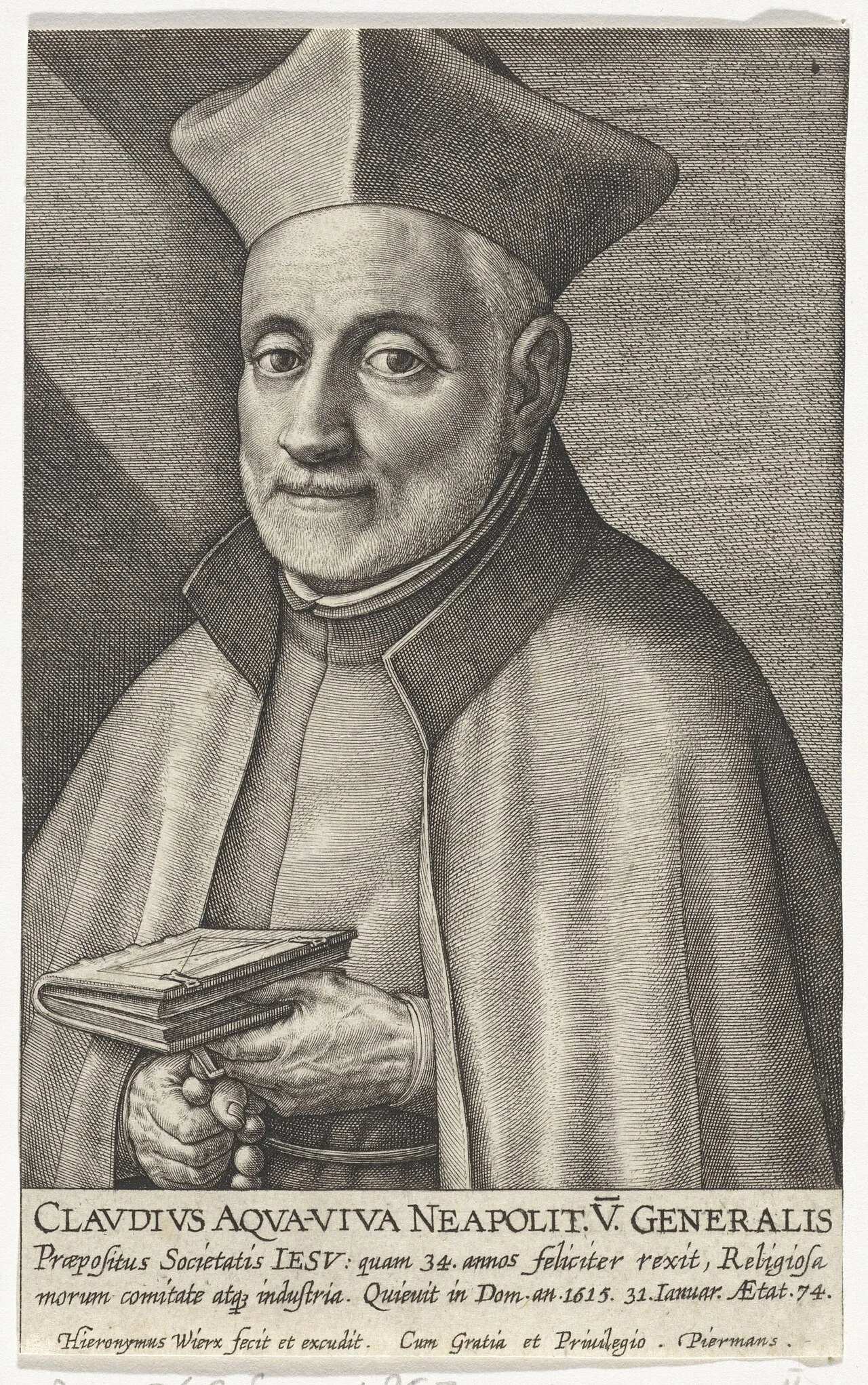 Portrait of Claudio Aquaviva (1543–1615) – memorial page