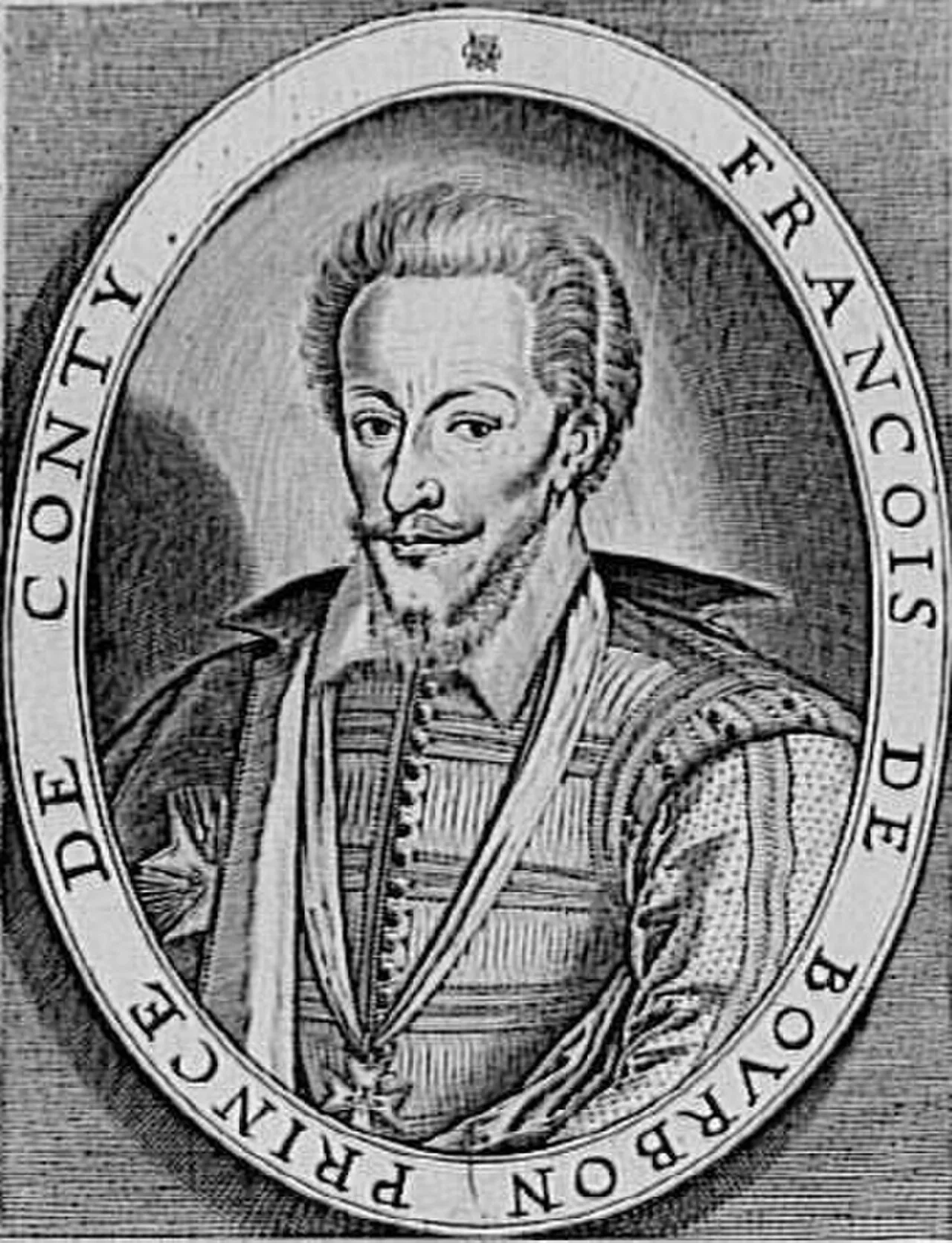 Porträt von François de Bourbon, prince de Conti (1558–1614) – Gedenkseite