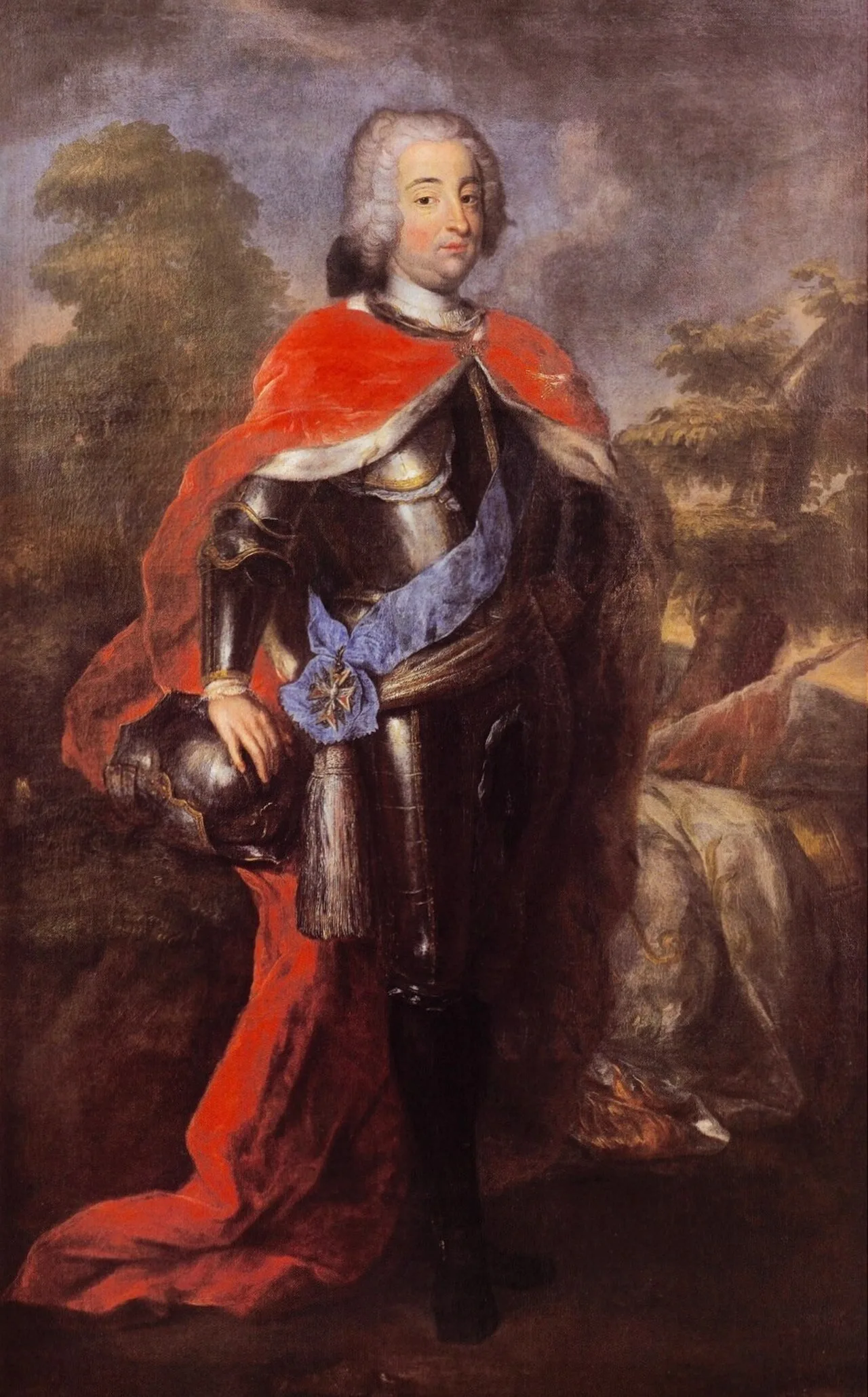 Porträt von August Aleksander Czartoryski (1697–1782) – Gedenkseite