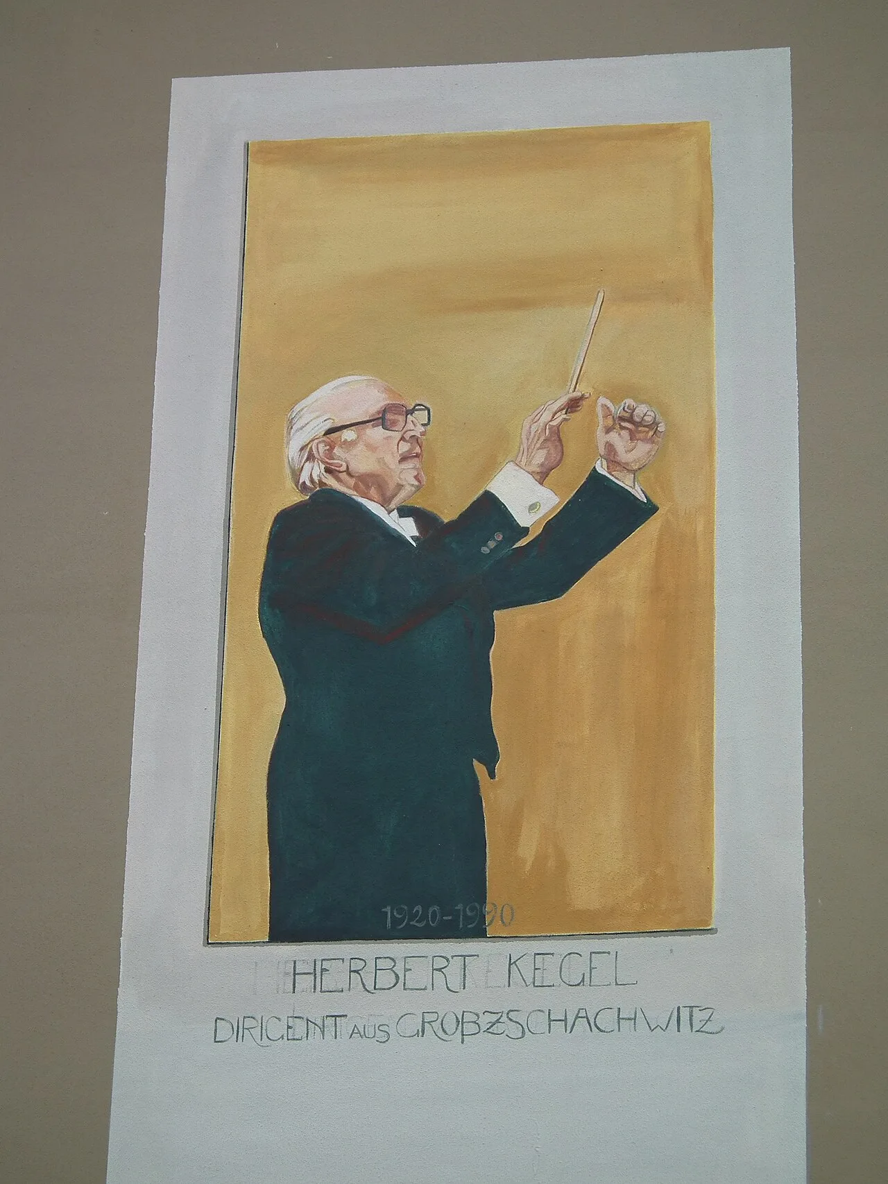 Portrait of Herbert Kegel (1920–1990) – memorial page