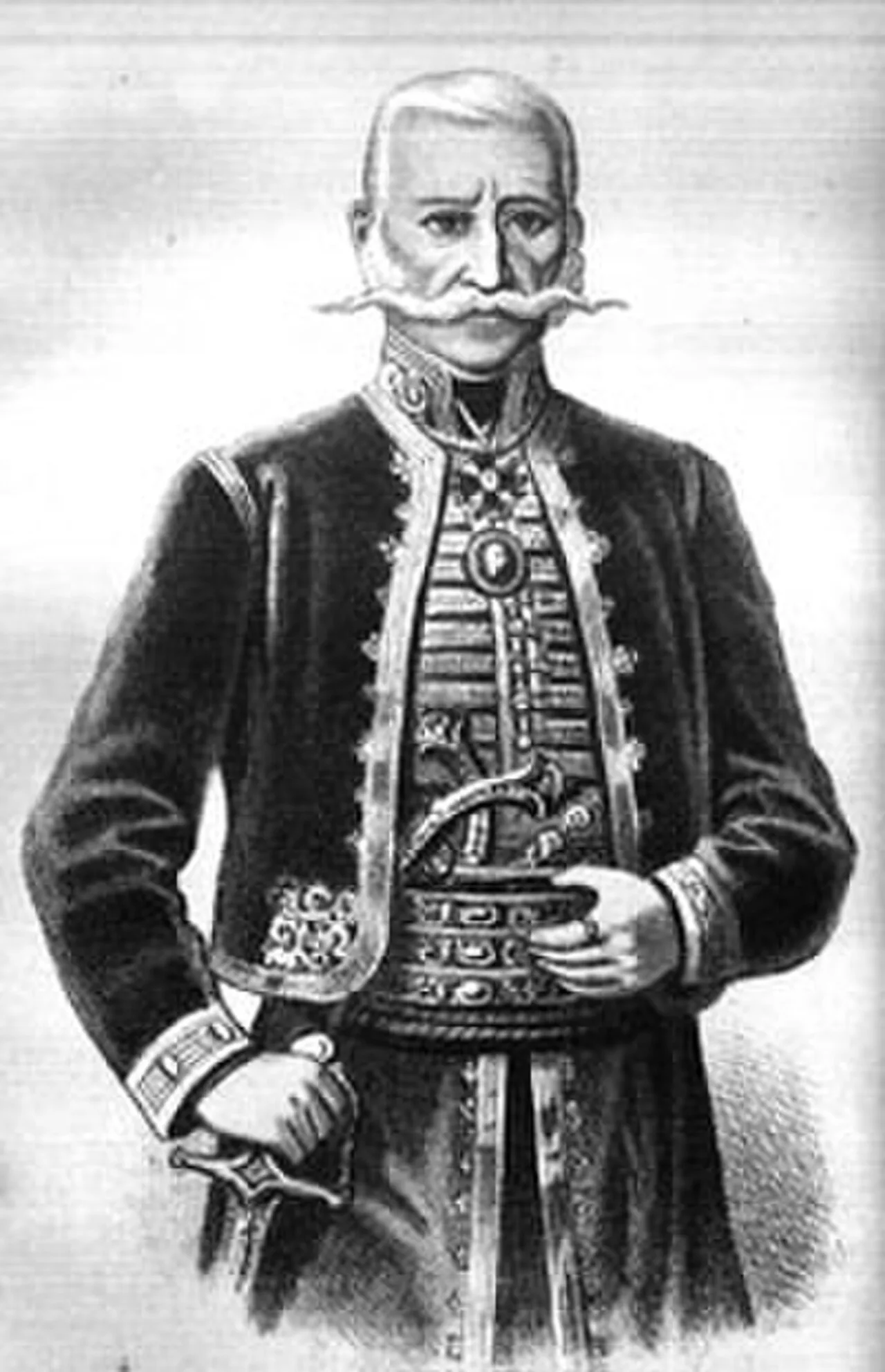 Porträt von Jakov Nenadović (1765–1836) – Gedenkseite