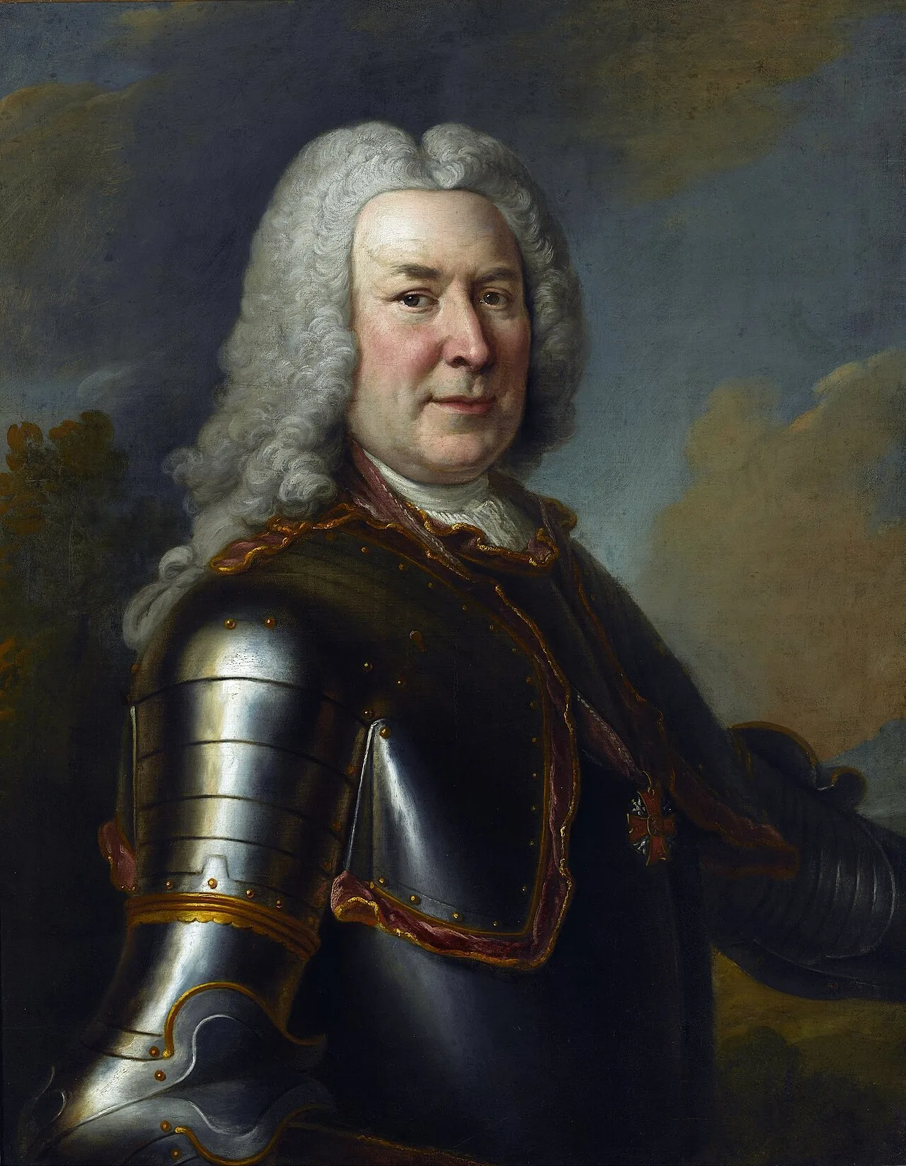 Porträt von Michał Fryderyk Czartoryski (1696–1775) – Gedenkseite