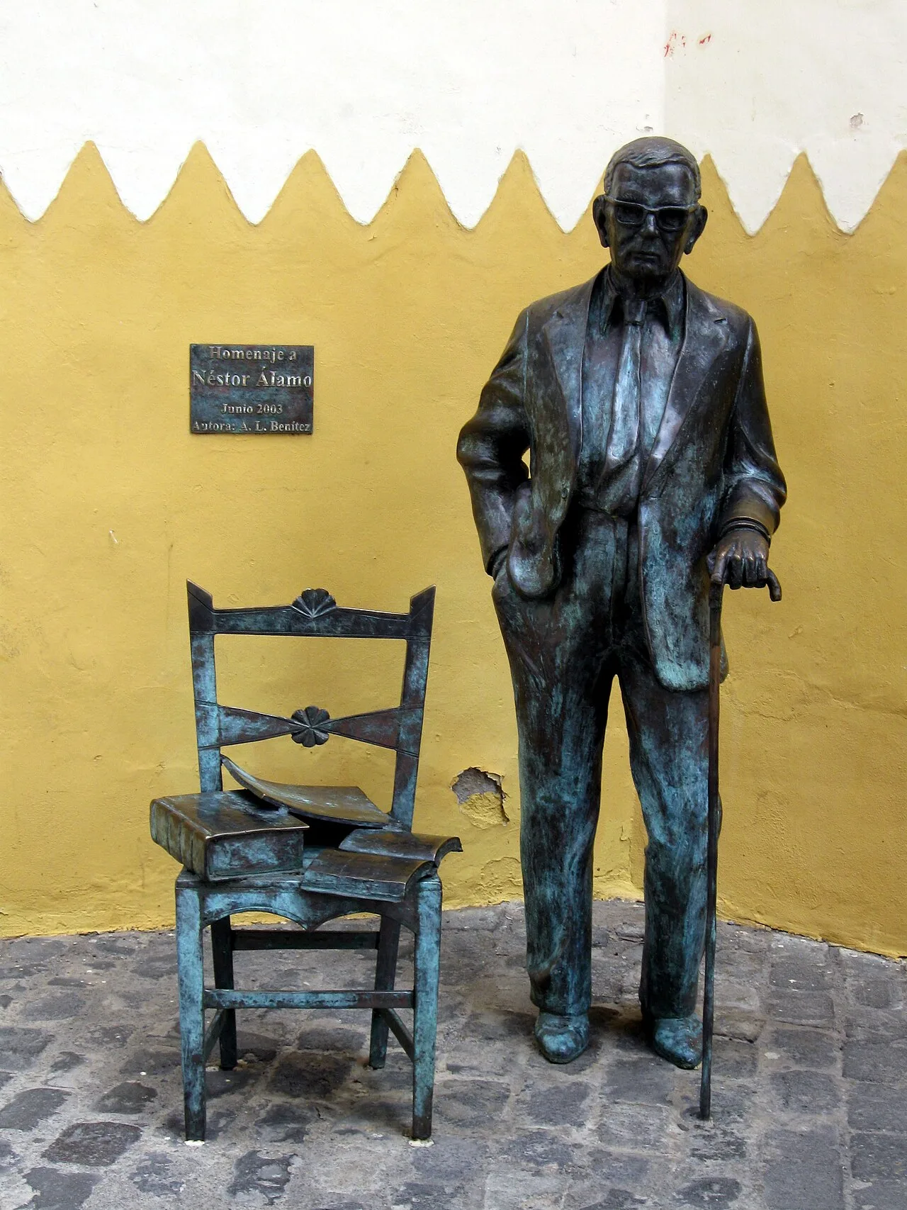 Porträt von Néstor Álamo (1906–1994) – Gedenkseite