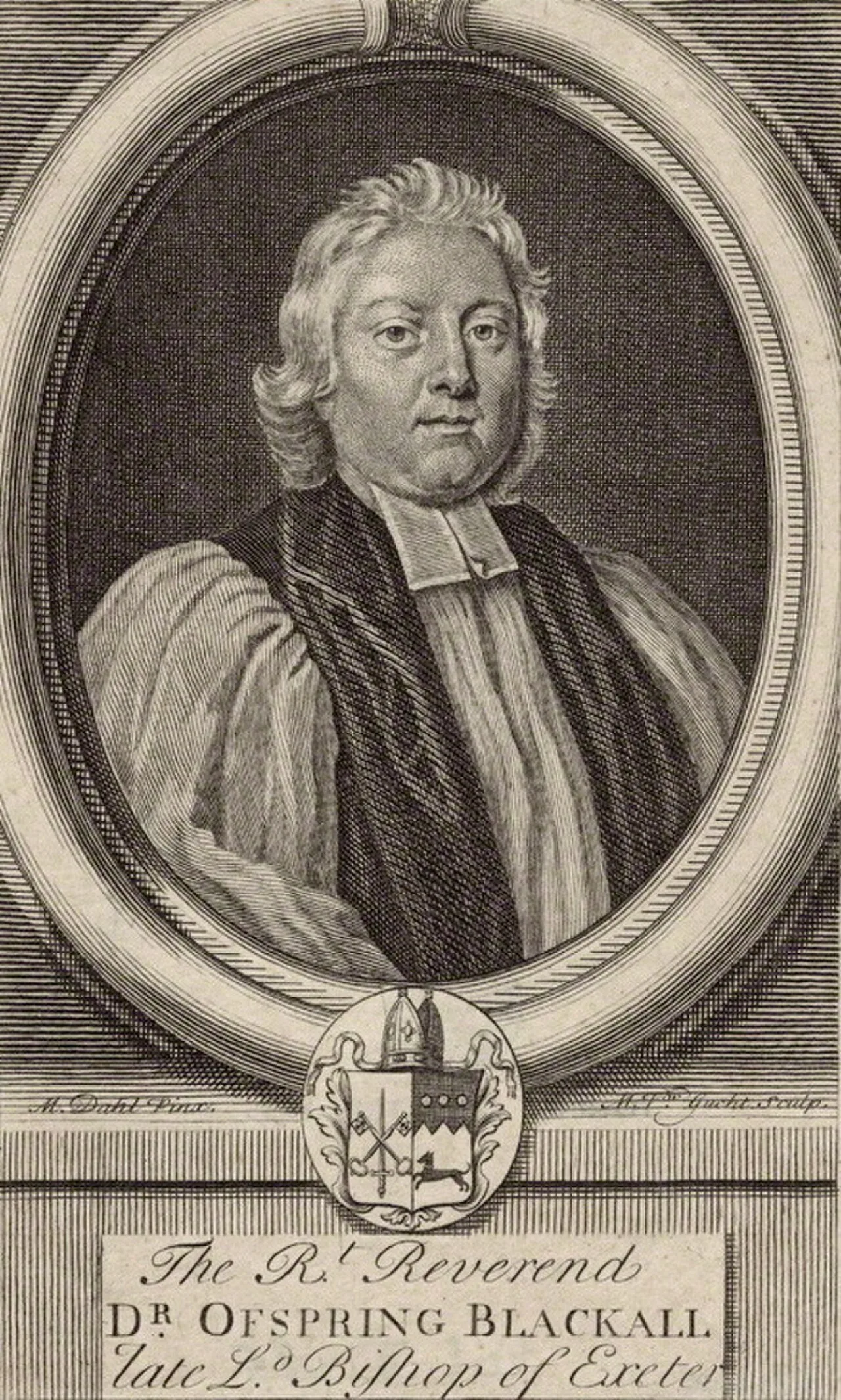 Porträt von Ofspring Blackall (1655–1716) – Gedenkseite