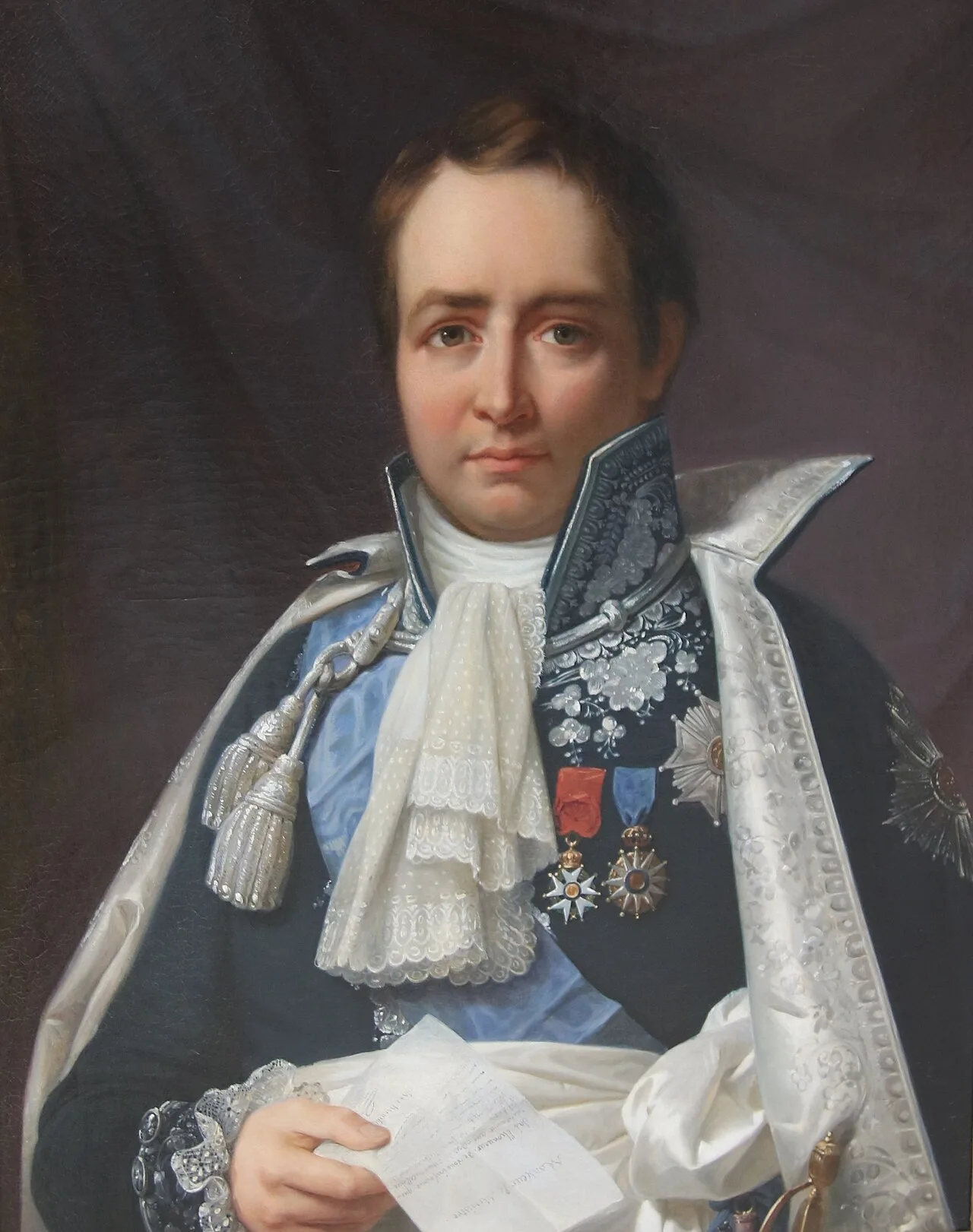 Porträt von Jean-Pierre Bachasson de Montalivet (1766–1823) – Gedenkseite