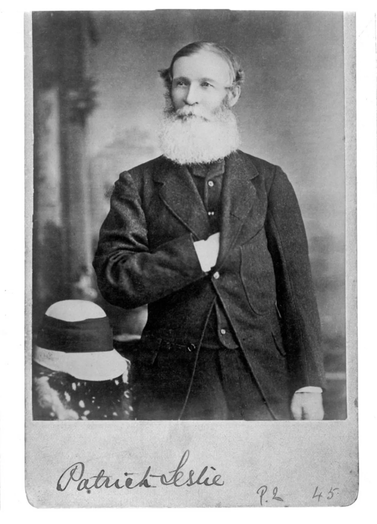 Porträt von Patrick Leslie (1815–1881) – Gedenkseite