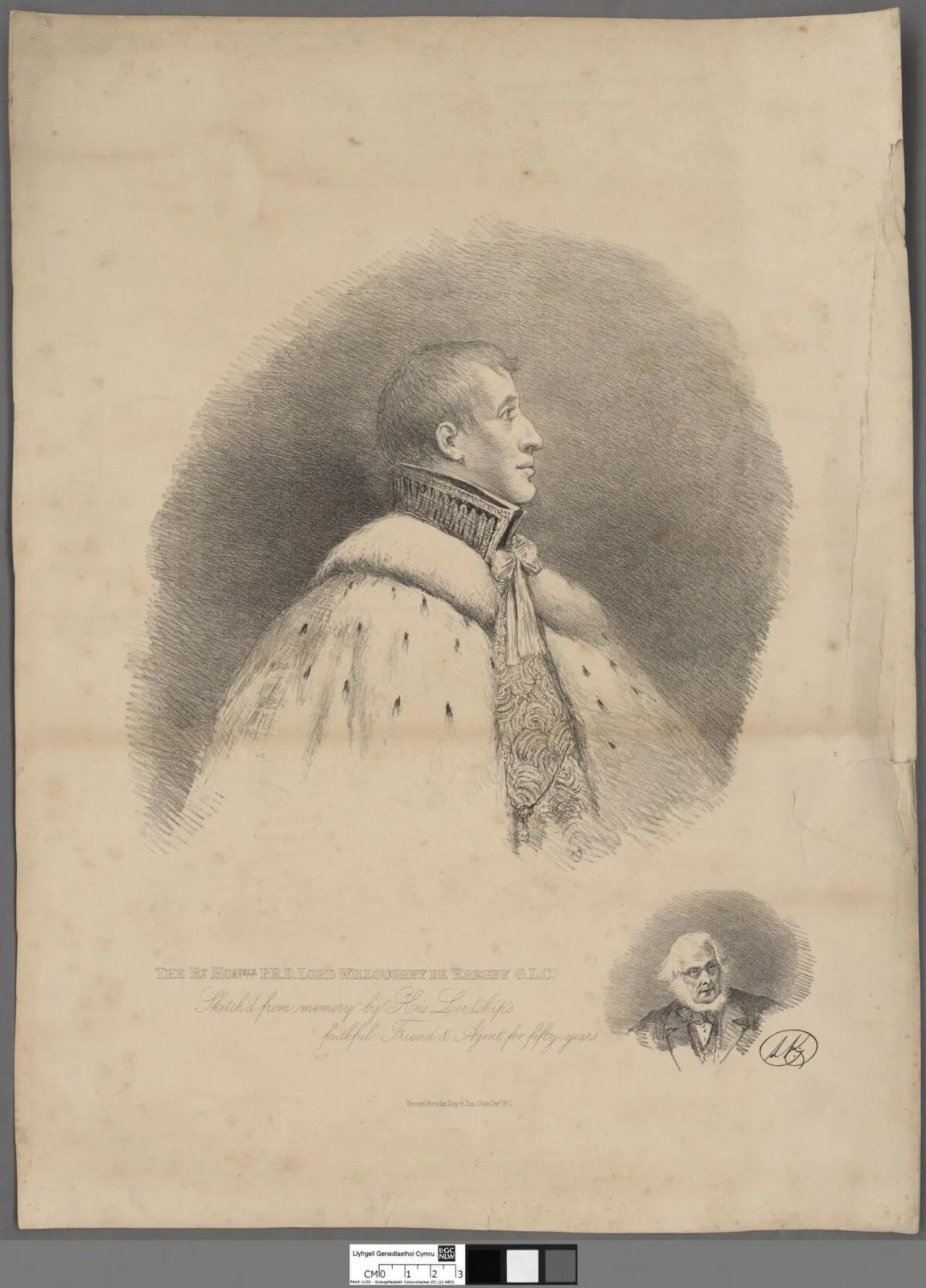 Porträt von Peter Drummond-Burrell, 22nd Baron Willoughby de Eresby (1782–1865) – Gedenkseite