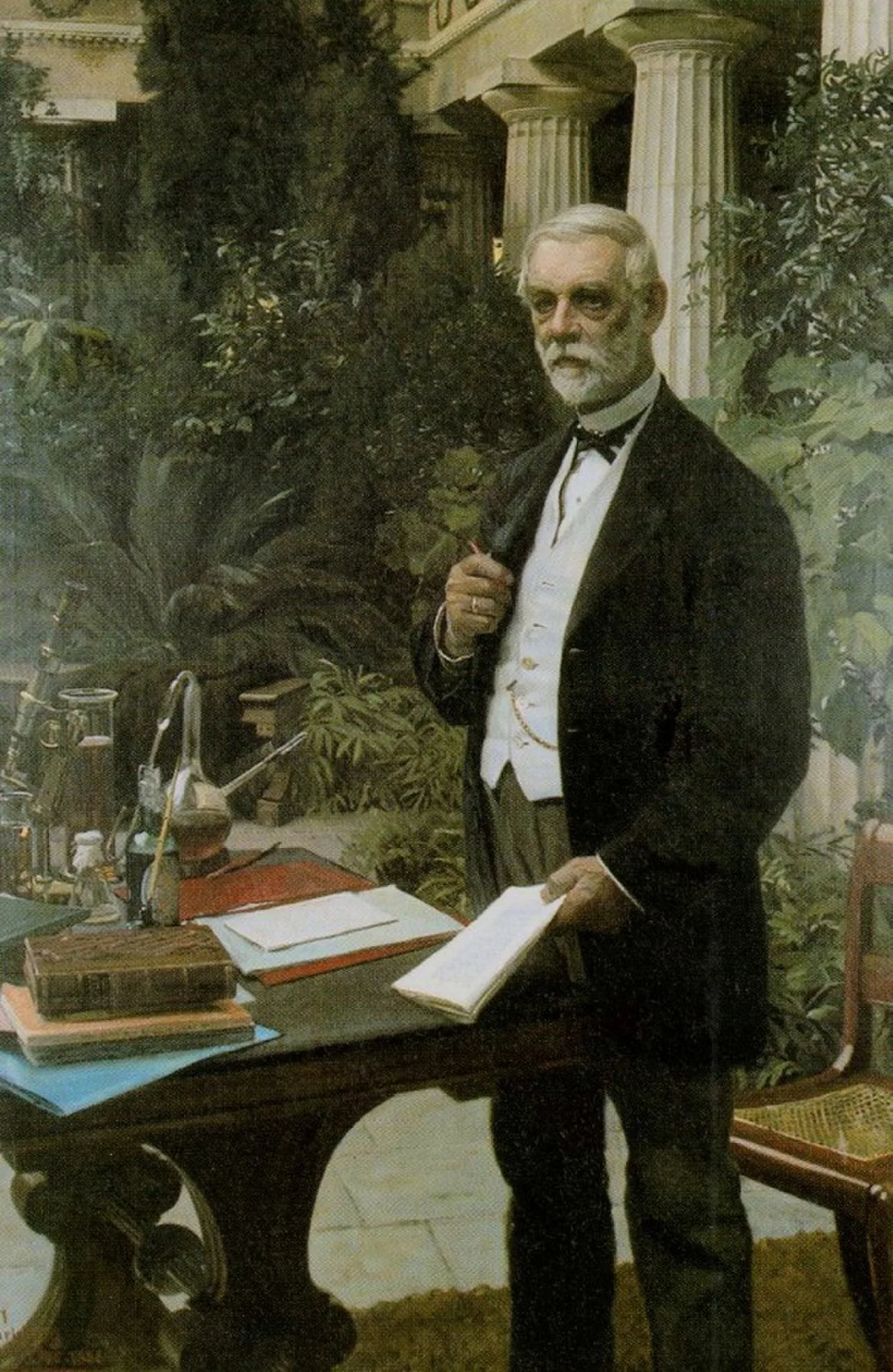 Porträt von Jacob Christian Jacobsen (1811–1887) – Gedenkseite
