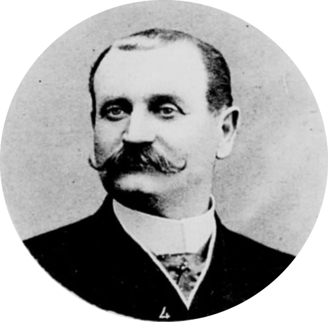 Porträt von Eugène Pergeline (1853–1937) – Gedenkseite