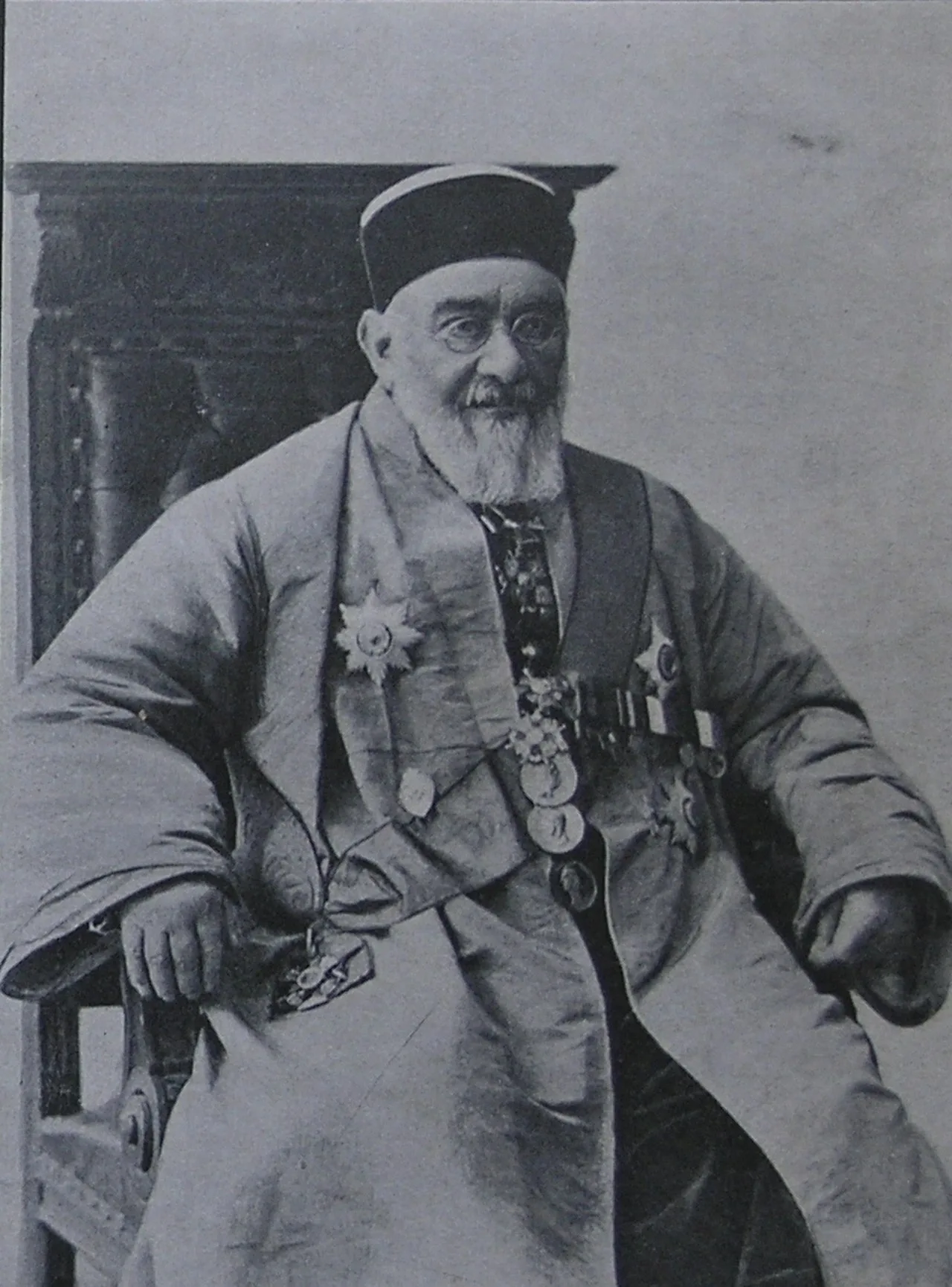 Porträt von Samuil Pampulov (1832–1911) – Gedenkseite