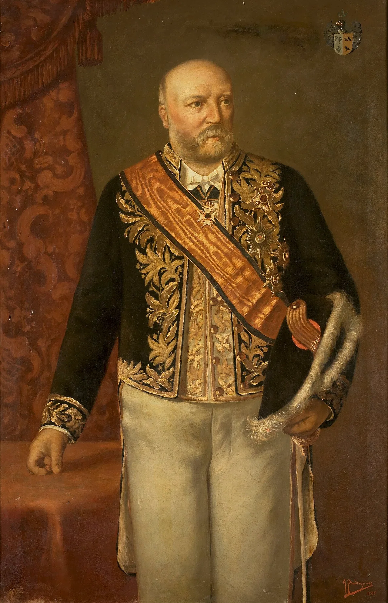 Porträt von Cornelis Pijnacker Hordijk (1847–1908) – Gedenkseite