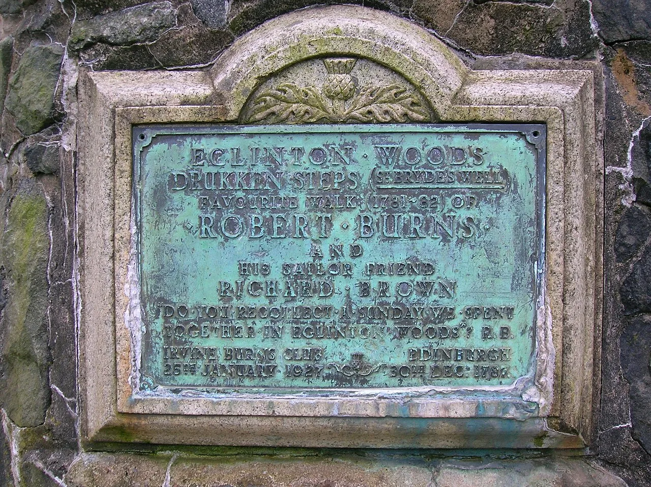 Porträt von Richard Brown (1753–1833) – Gedenkseite