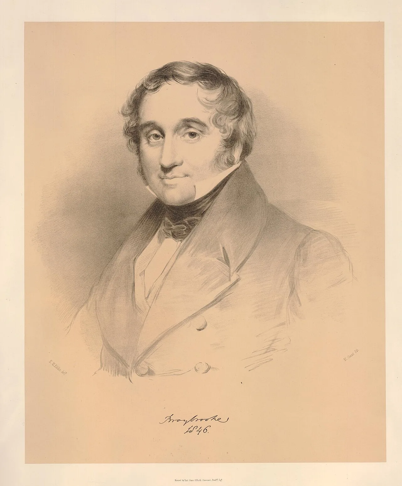 Porträt von Richard Griffin, 3rd Baron Braybrooke (1783–1858) – Gedenkseite