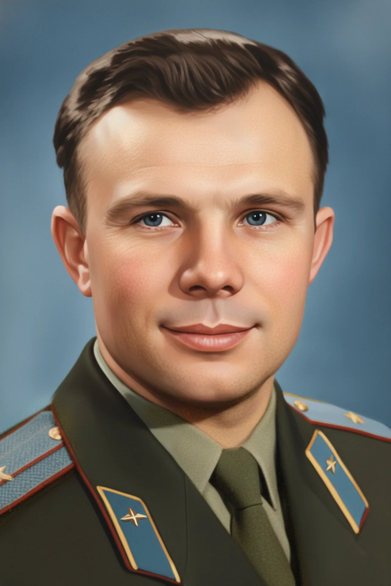 Porträt von Juri Alexejewitsch Gagarin (1934–1968) – Gedenkseite