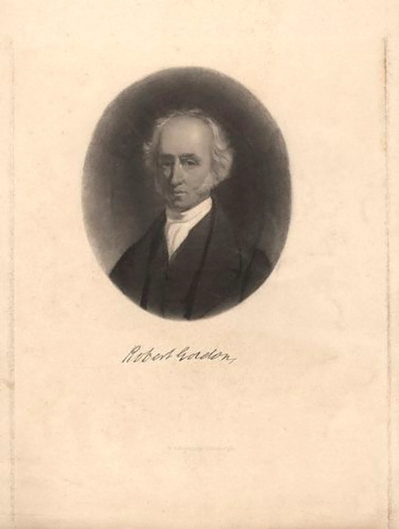Porträt von Robert Gordon (1786–1853) – Gedenkseite