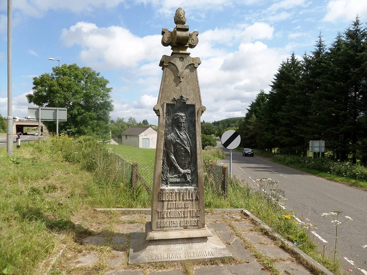 Porträt von Robert Pollok (1798–1827) – Gedenkseite