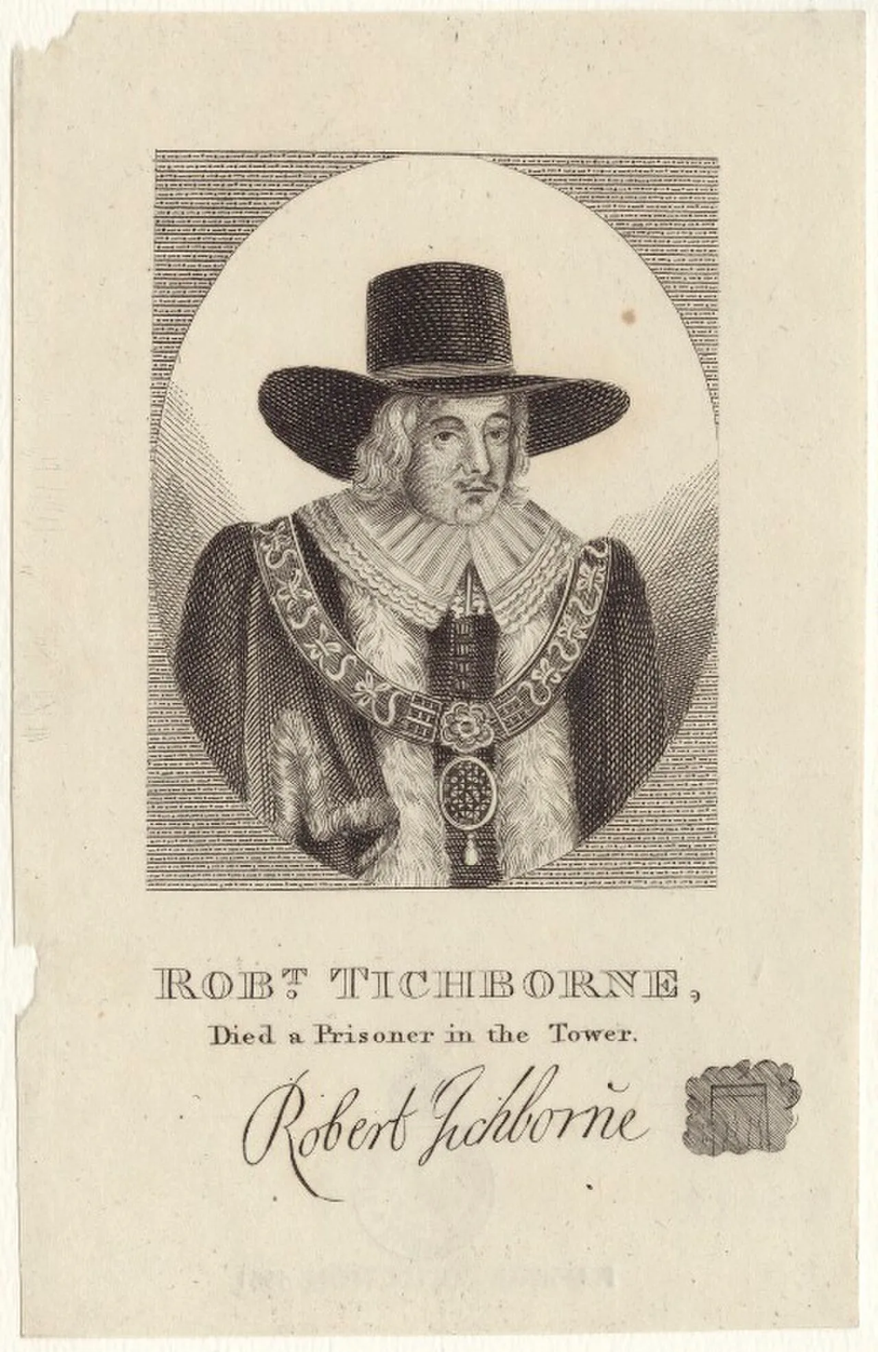 Portrait of Robert Tichborne (1610–1682) – memorial page