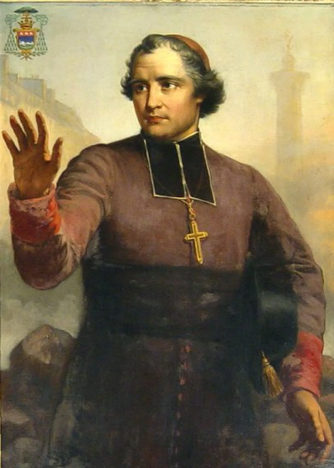 Porträt von Denis Auguste Affre (1793–1848) – Gedenkseite