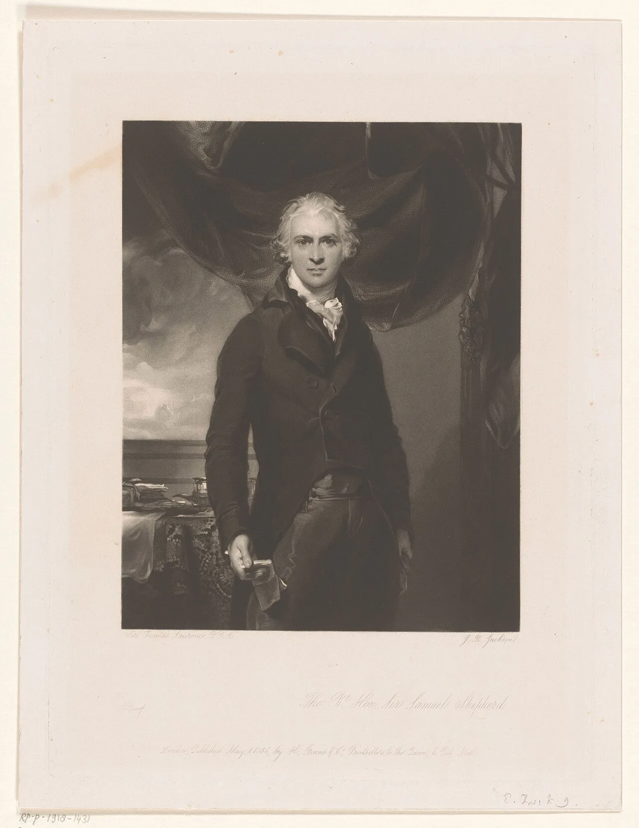 Porträt von Samuel Shepherd (1760–1840) – Gedenkseite