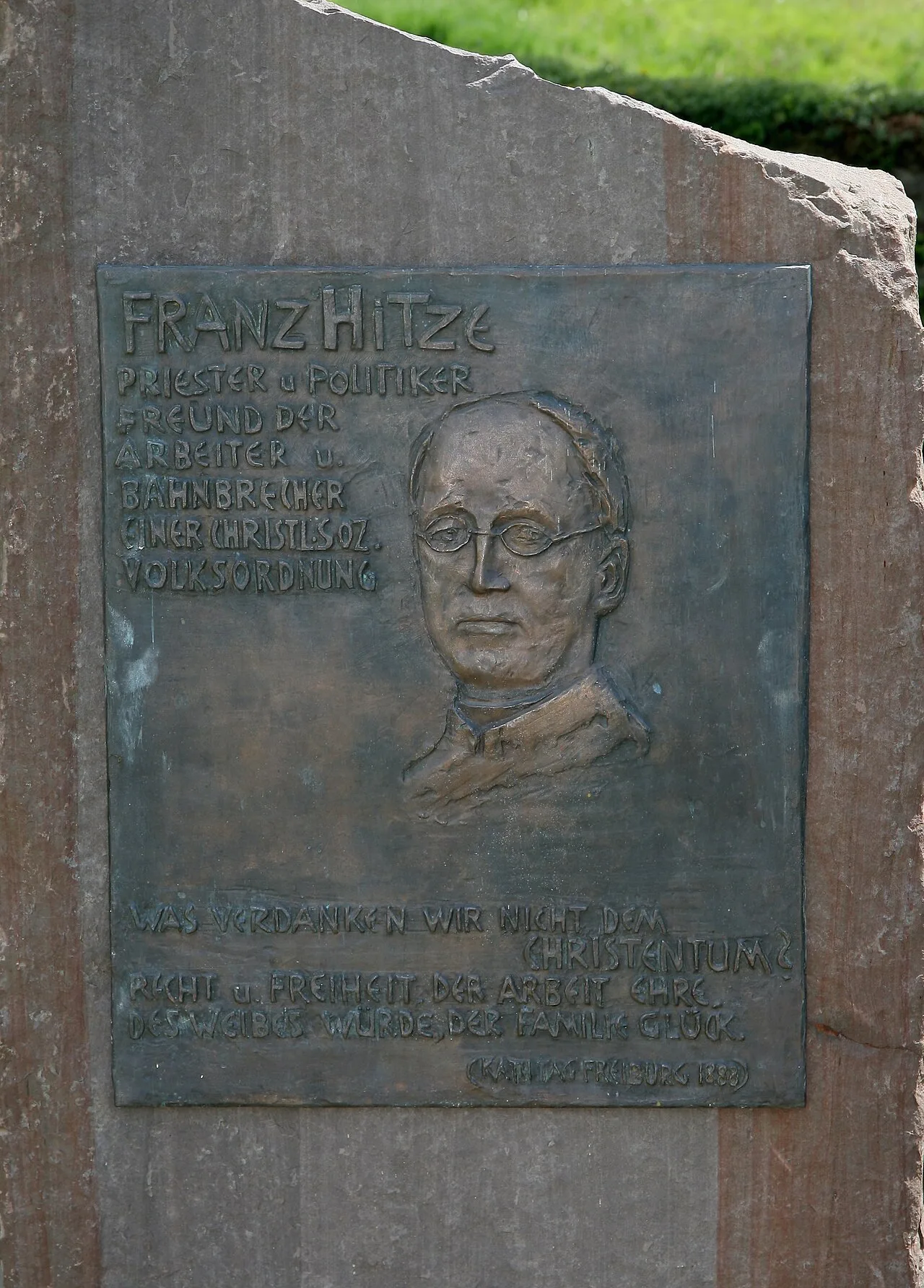 Porträt von Franz Hitze (1851–1921) – Gedenkseite