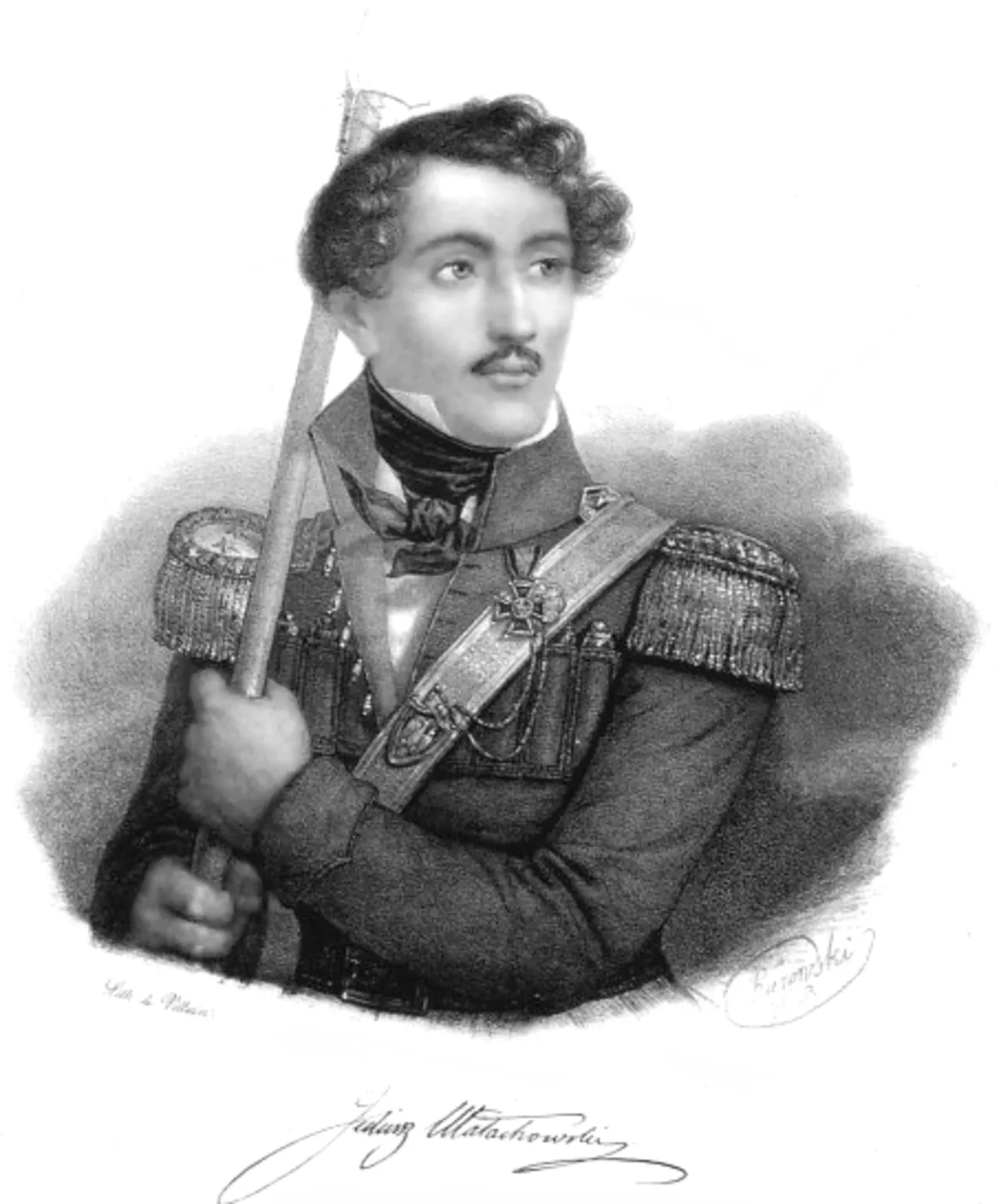 Porträt von Juliusz Małachowski (1801–1831) – Gedenkseite