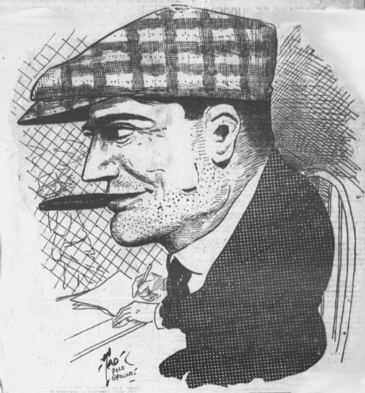 Porträt von Sid Mercer (1881–1945) – Gedenkseite