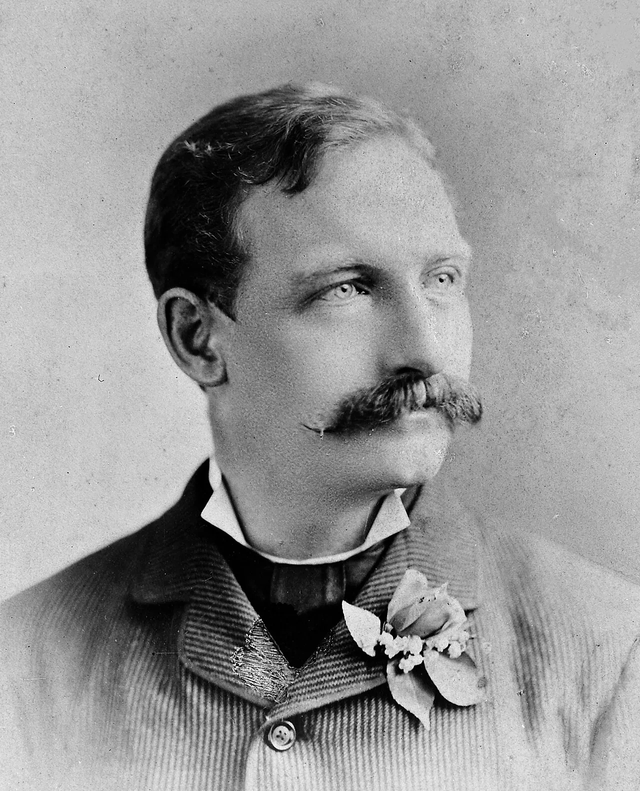 Porträt von Silas M. Burroughs (1846–1895) – Gedenkseite