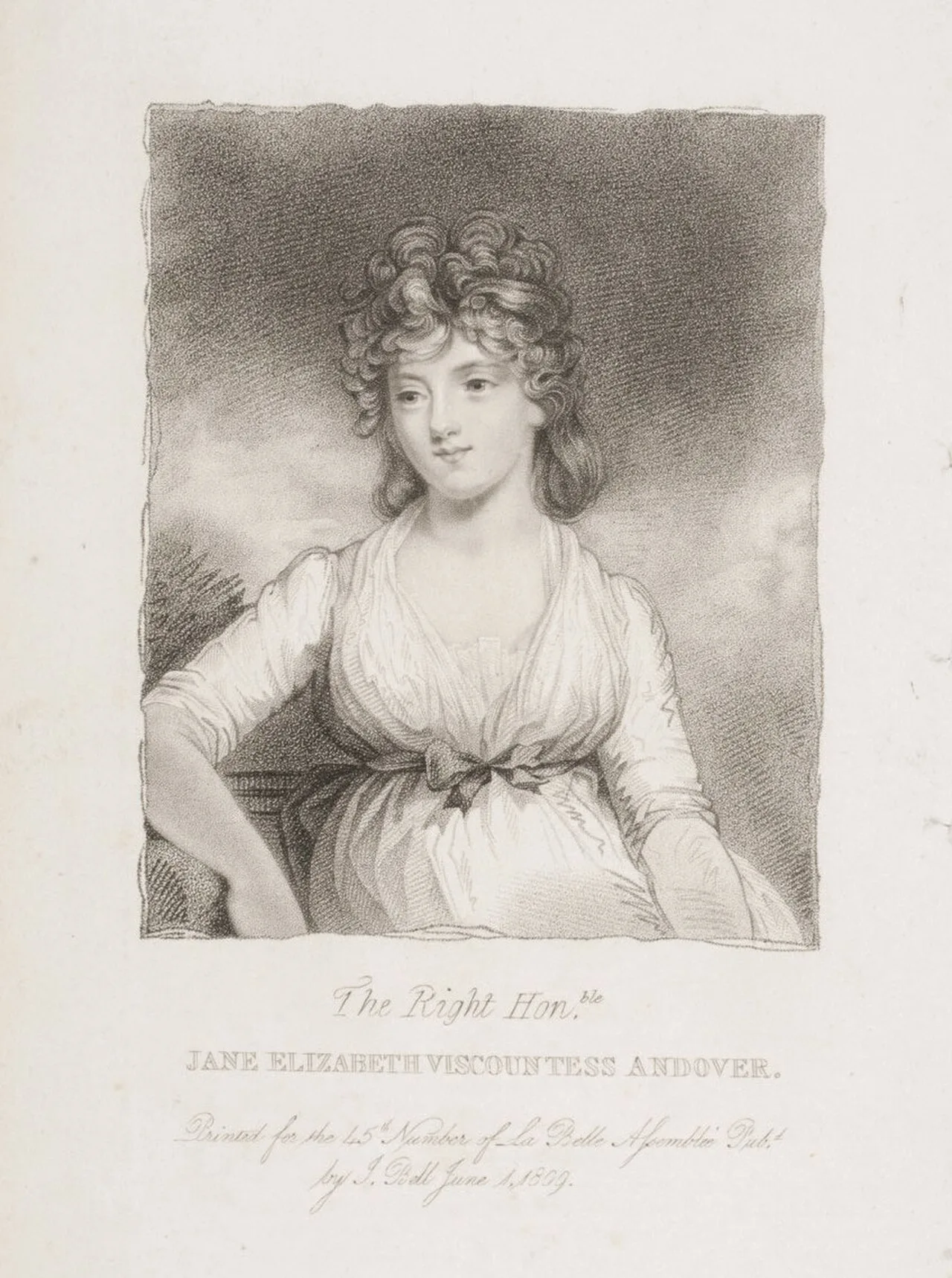 Porträt von Jane Coke (1777–1863) – Gedenkseite