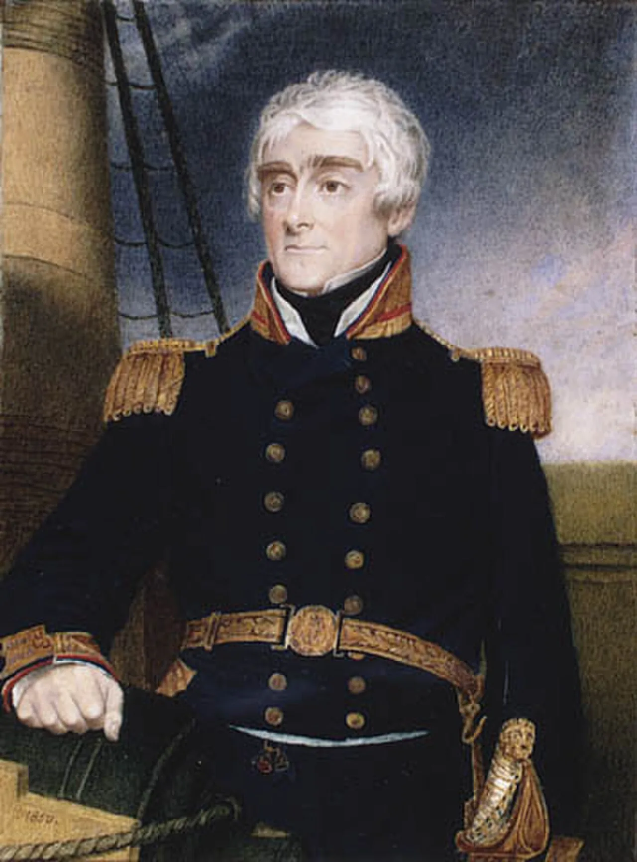 Porträt von Sir Charles Ogle, 2nd Baronet (1775–1858) – Gedenkseite