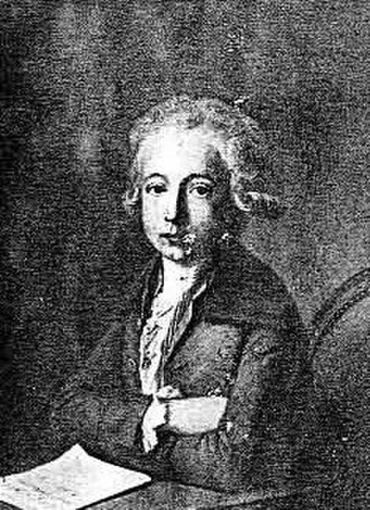 Porträt von François-Louis de Vauréal (1761–1785) – Gedenkseite