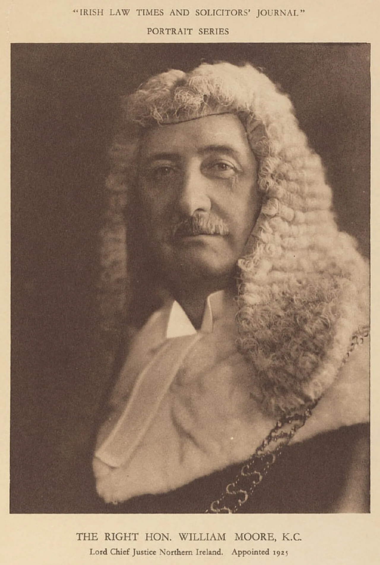 Portrait of Sir William Moore, 1st Baronet (1864–1944) – memorial page