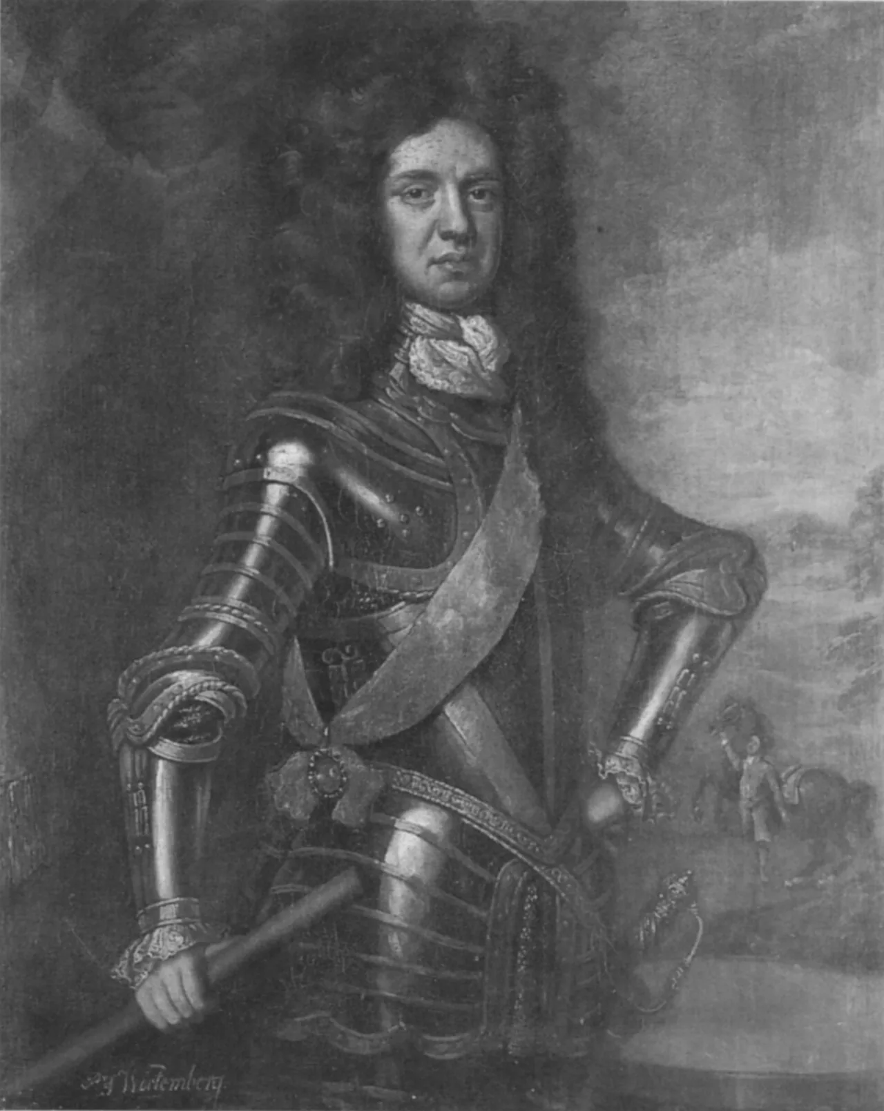 Porträt von Ferdinand Wilhelm (1659–1701) – Gedenkseite