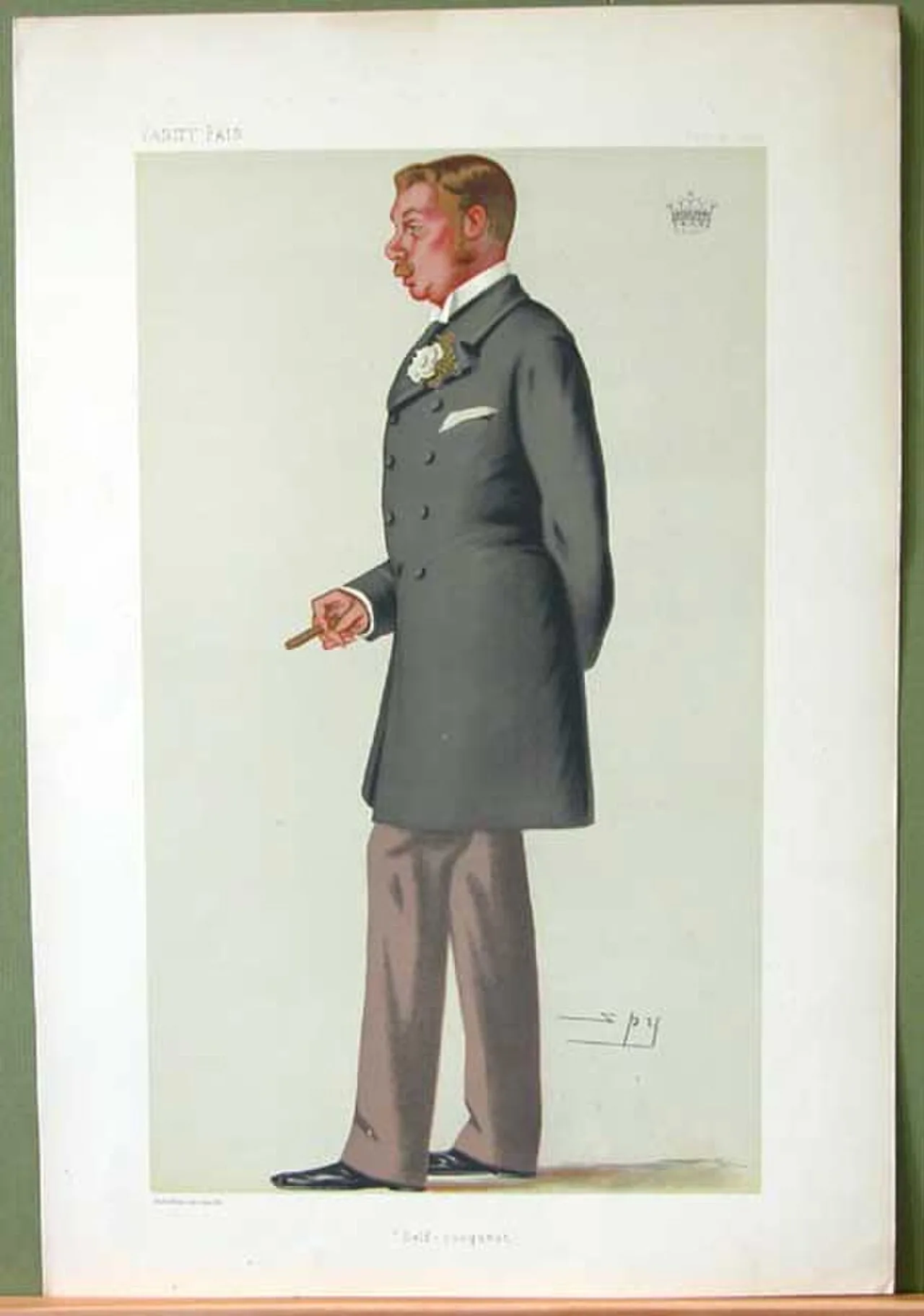 Porträt von St George Lowther, 4th Earl of Lonsdale (1855–1882) – Gedenkseite